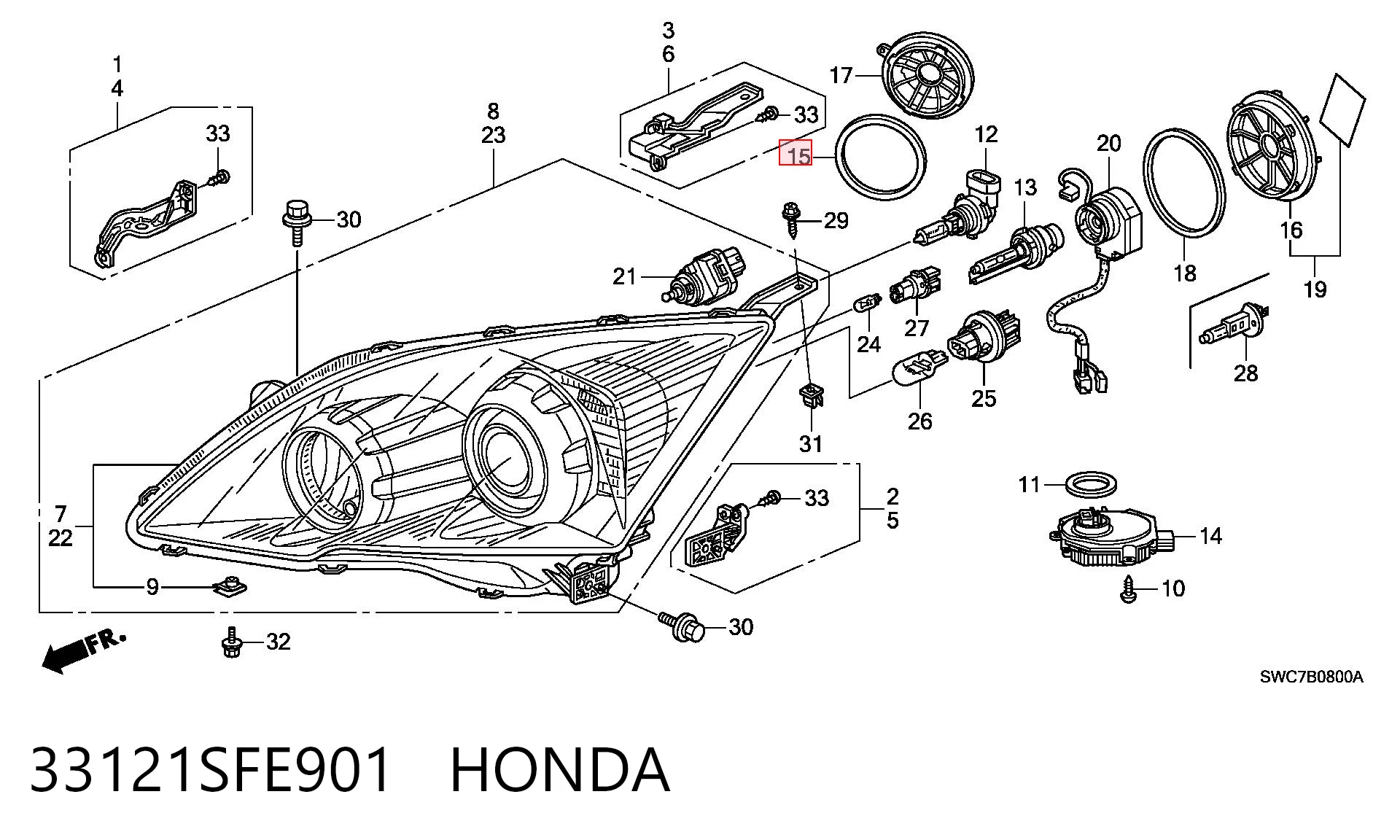 33121SFE901 Honda 