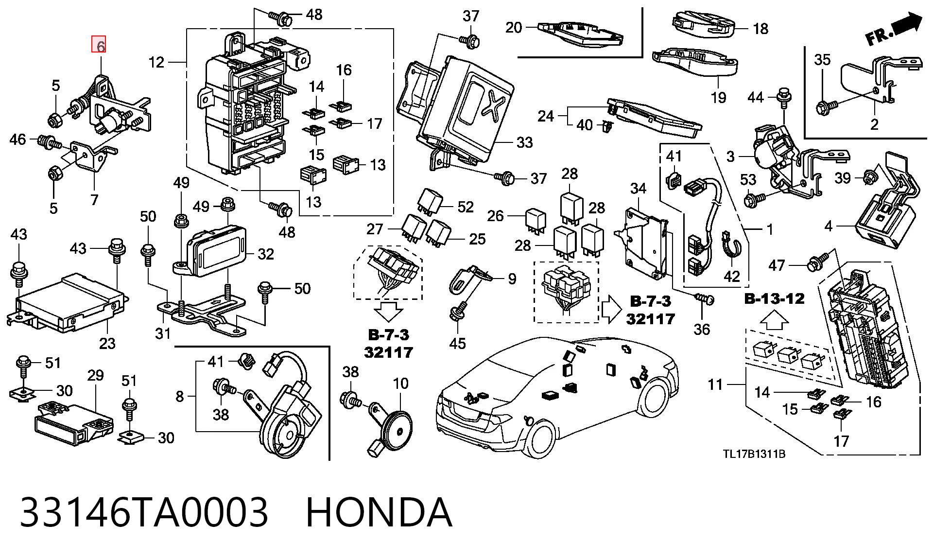 33146TA0003 Honda 
