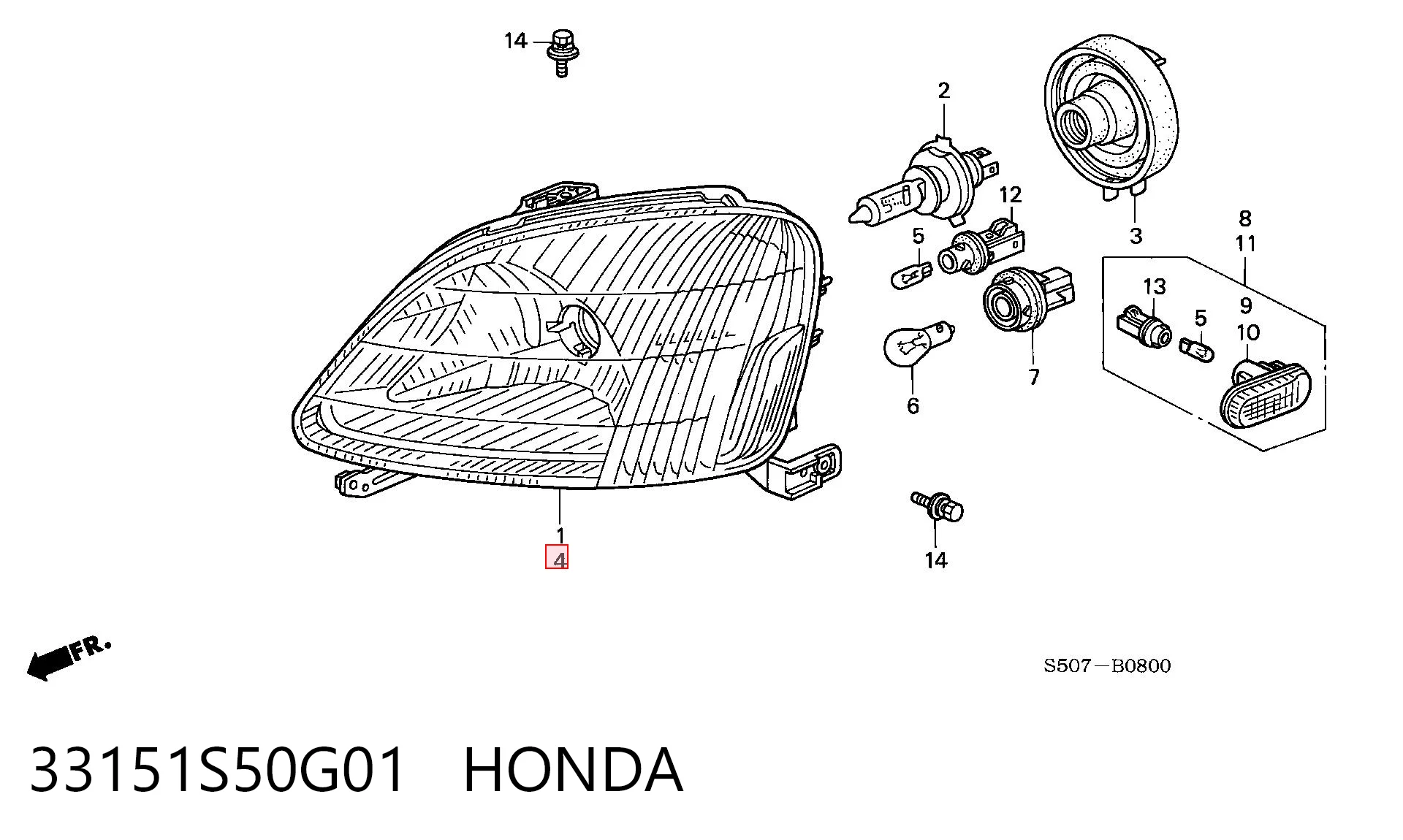 33151S50G01 Honda