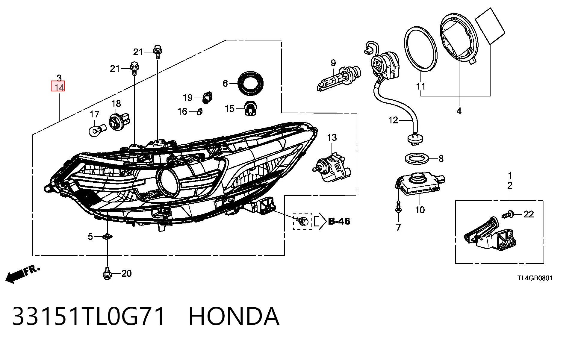 33151TL0G71 Honda