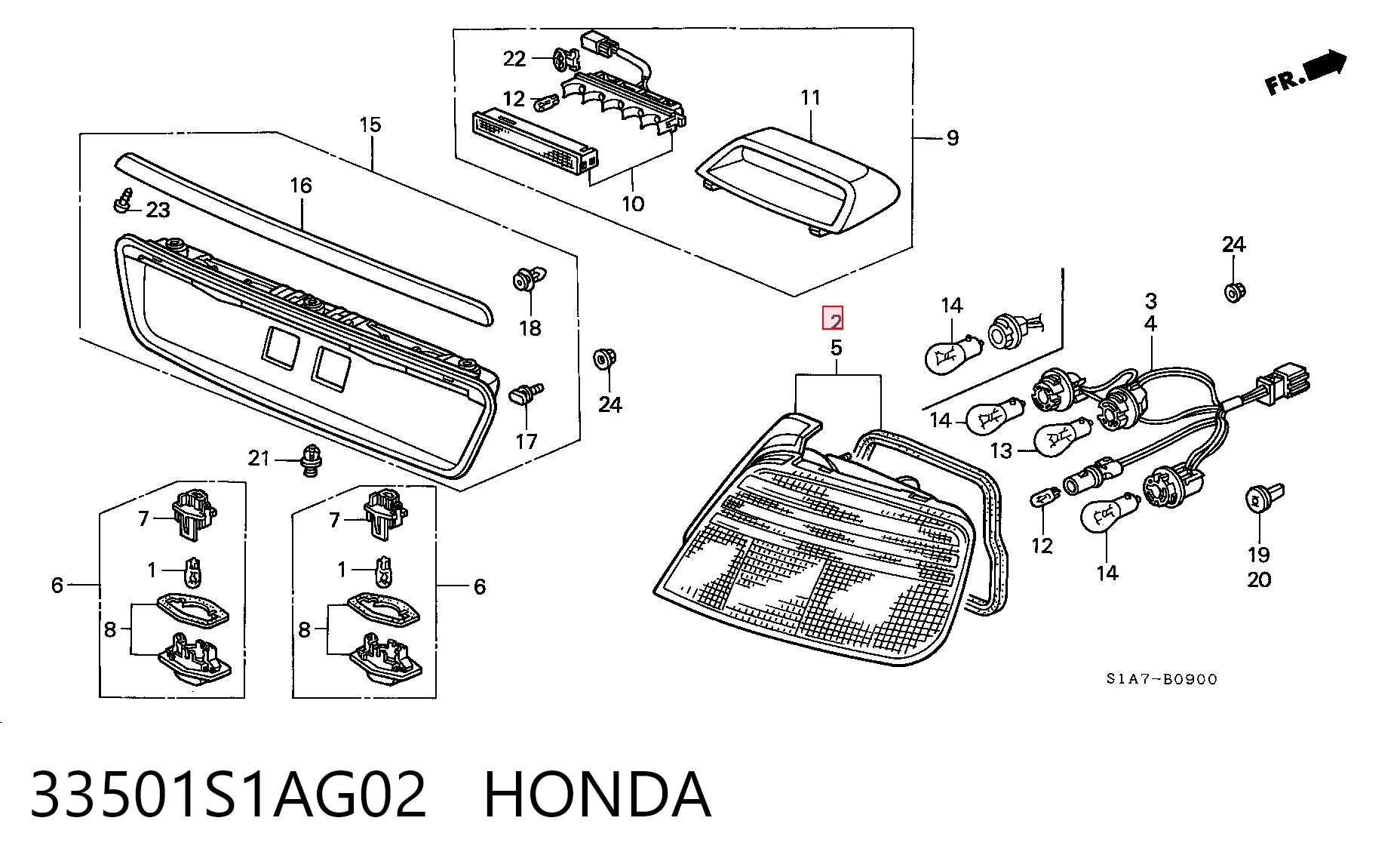 33501S1AG02 Honda