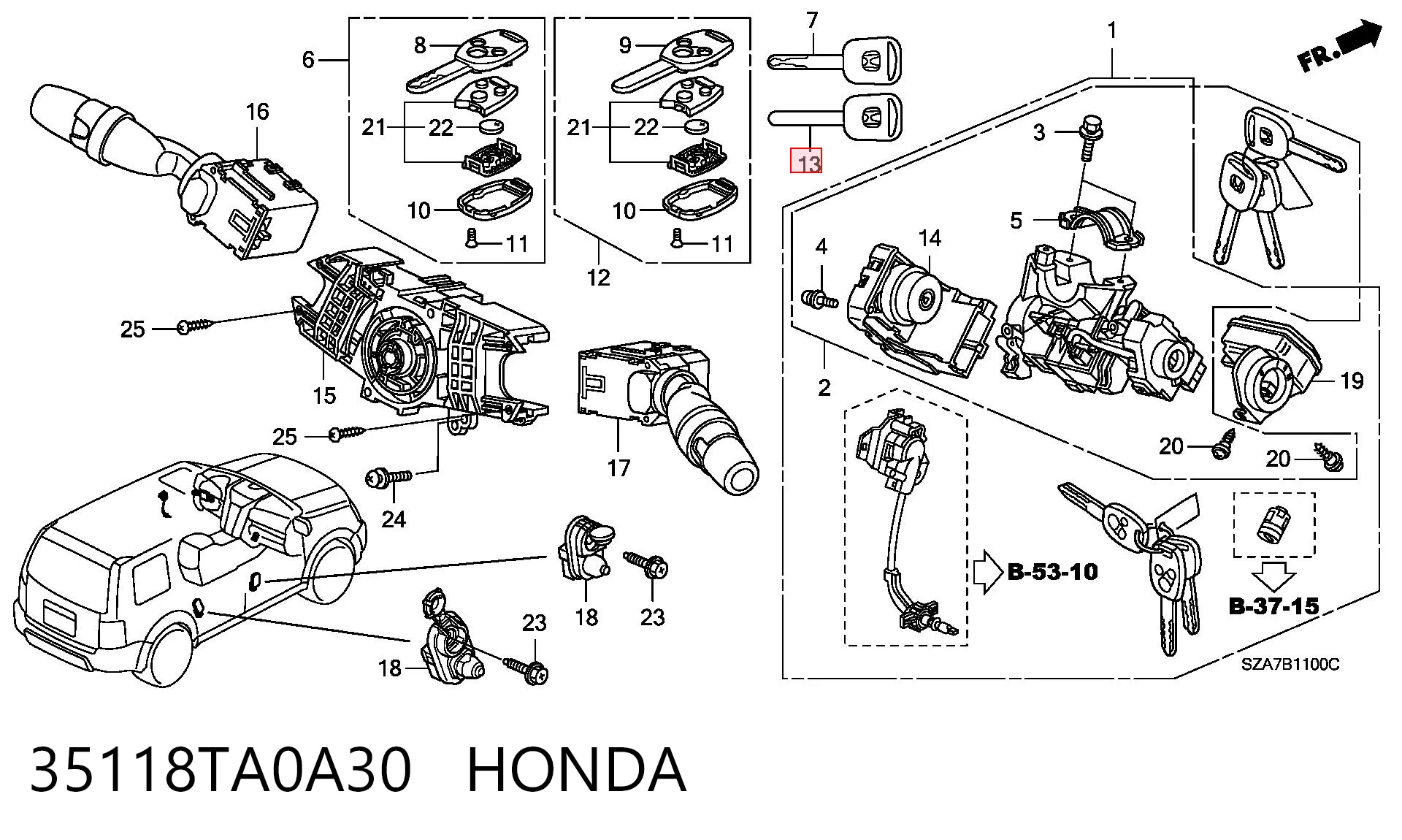 35118TA0A30 Honda