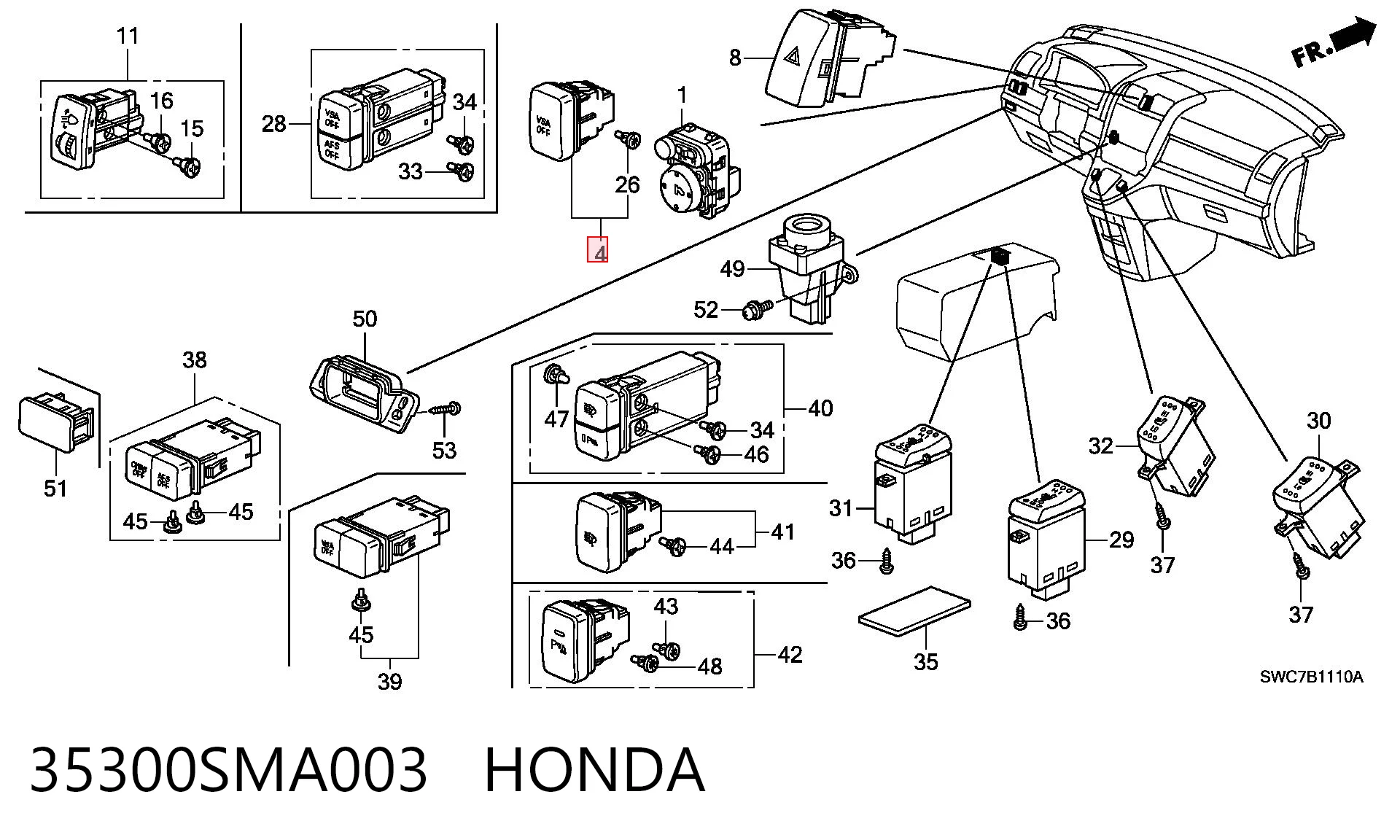 35300SMA003 Honda 