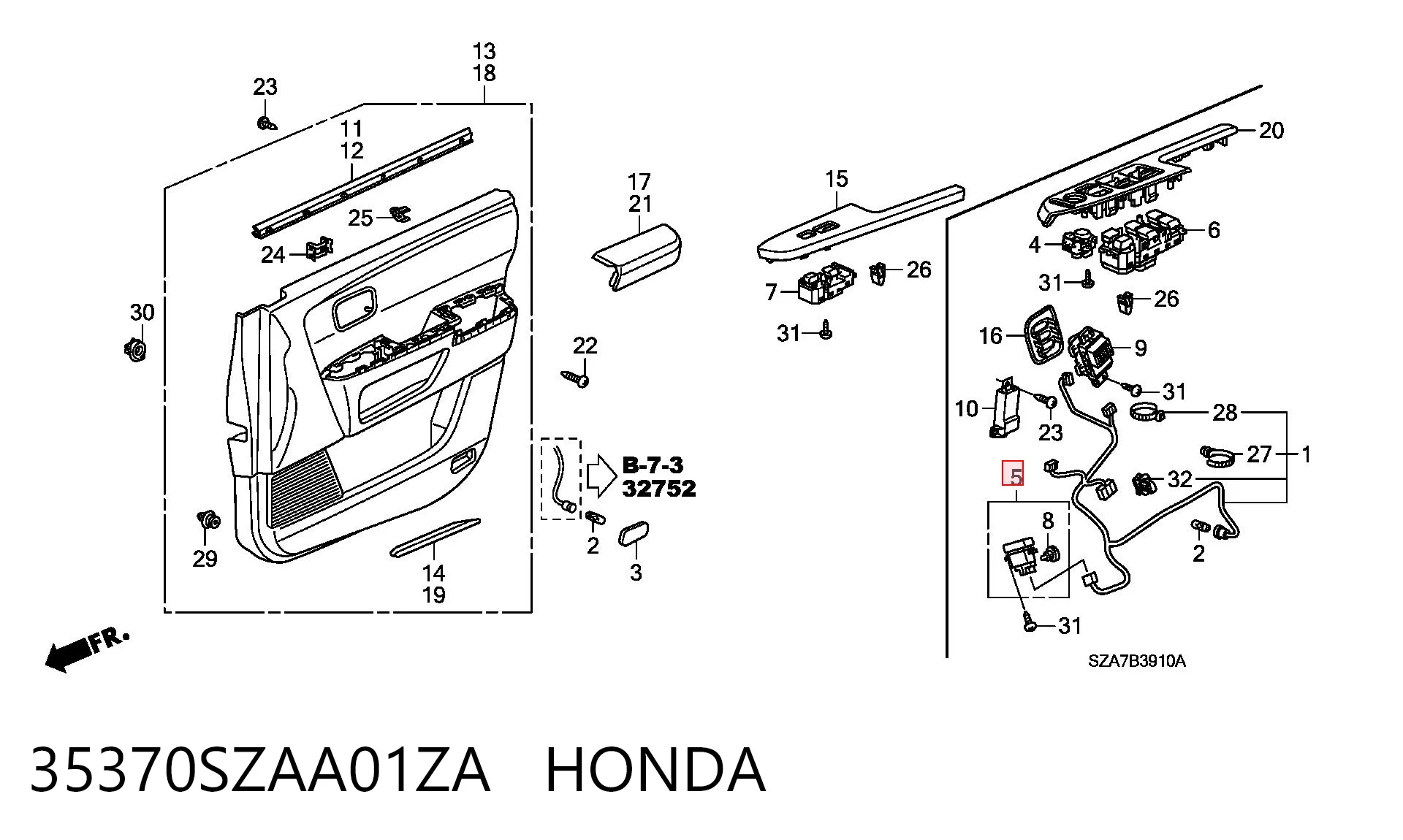 35370SZAA01ZA Honda 