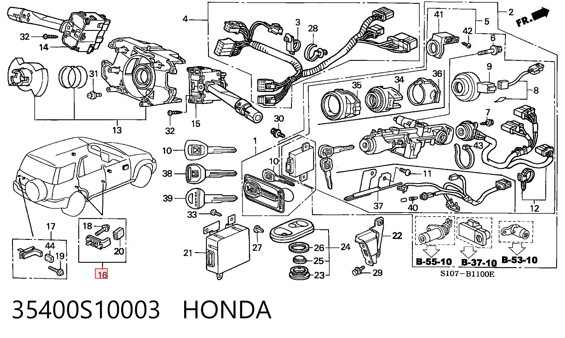 35400S10003 Honda 