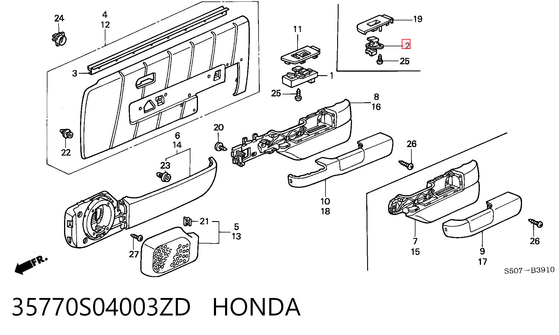 35770S04003ZD Honda 