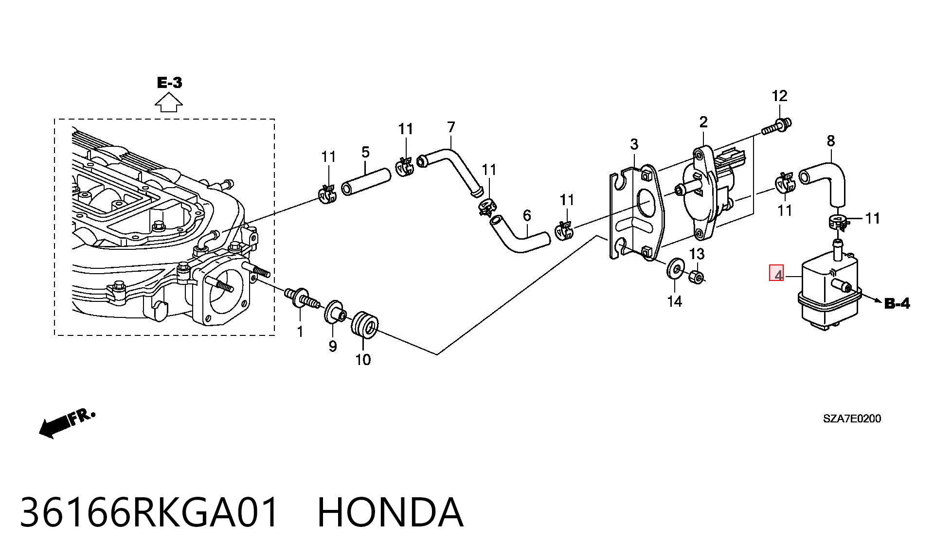 36166RKGA01 Honda 