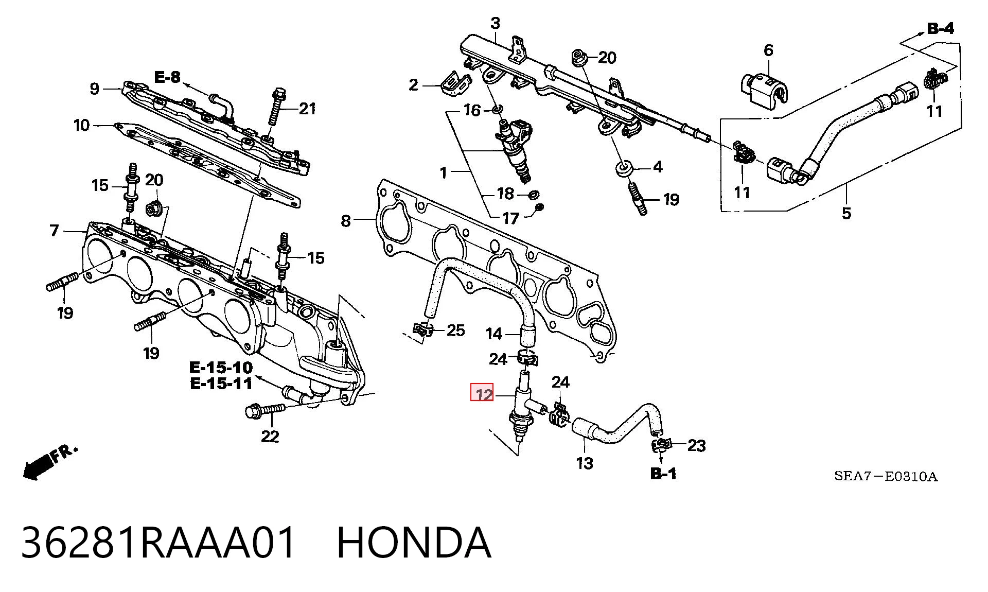 36281RAAA01 Honda 