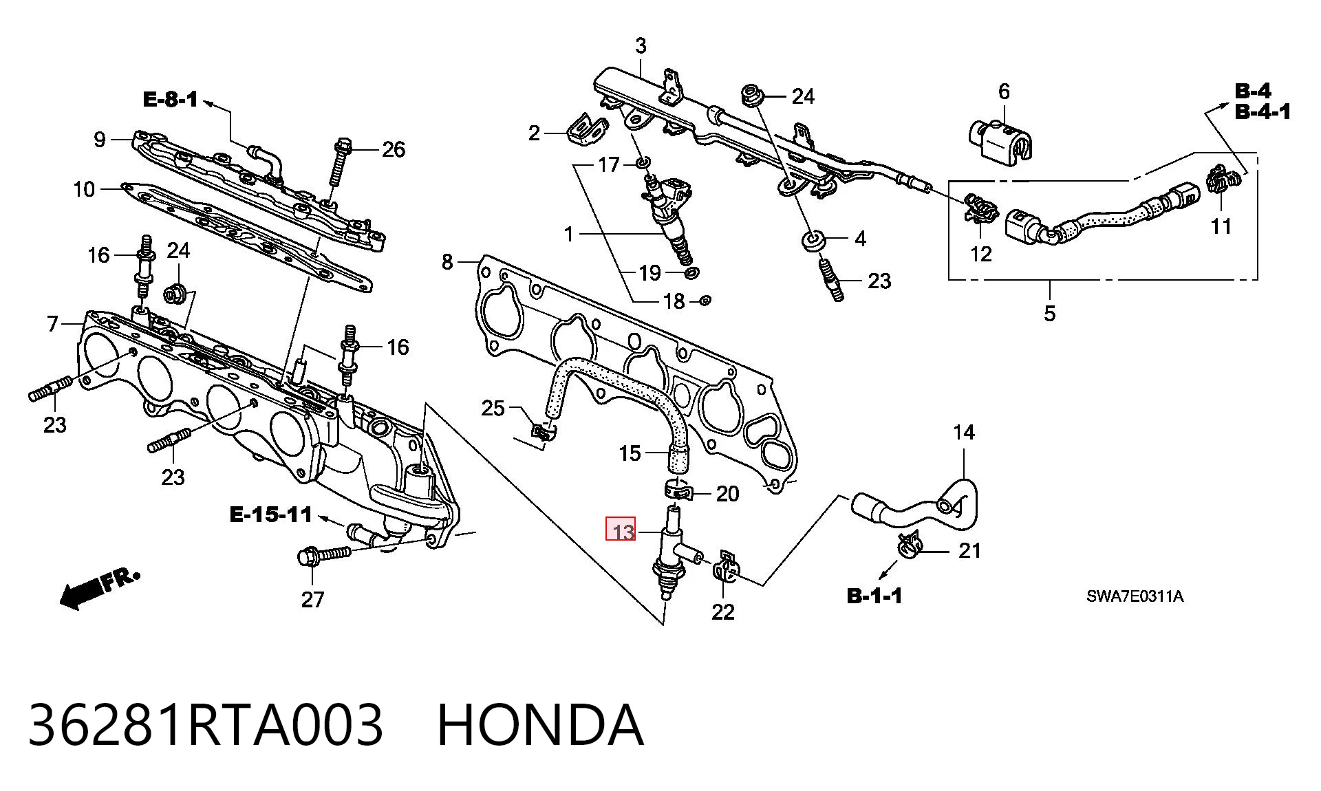 36281RTA003 Honda 