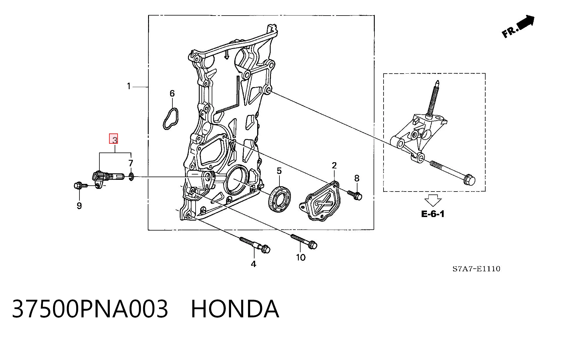 37500PNA003 Honda ДПКВ