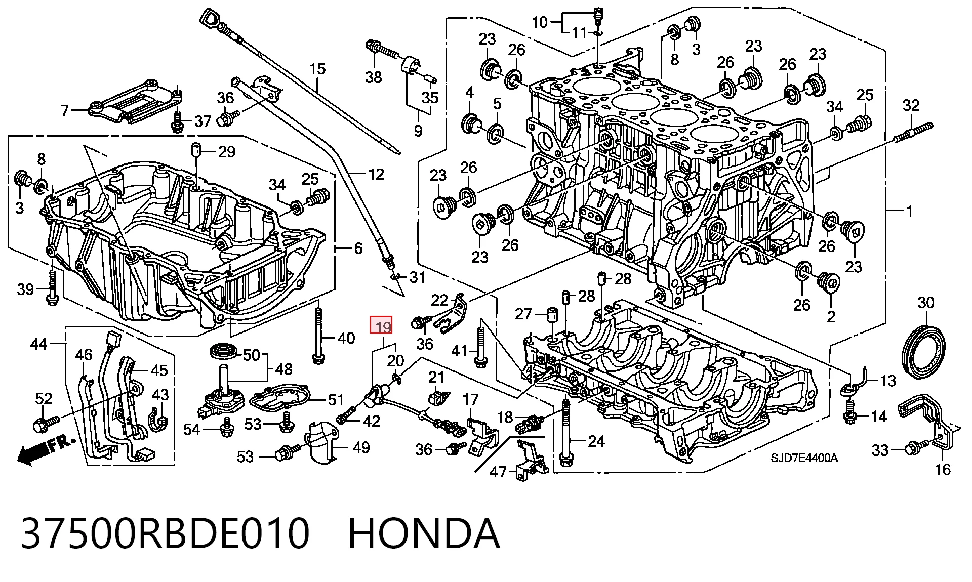 Датчик положення колінвала Honda CR-V II
