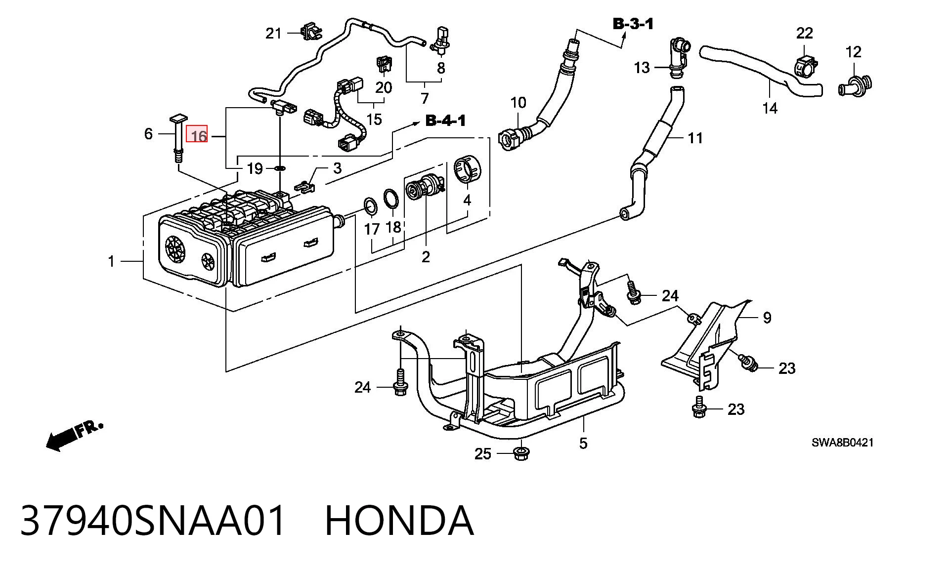 37940SNAA01 Honda 