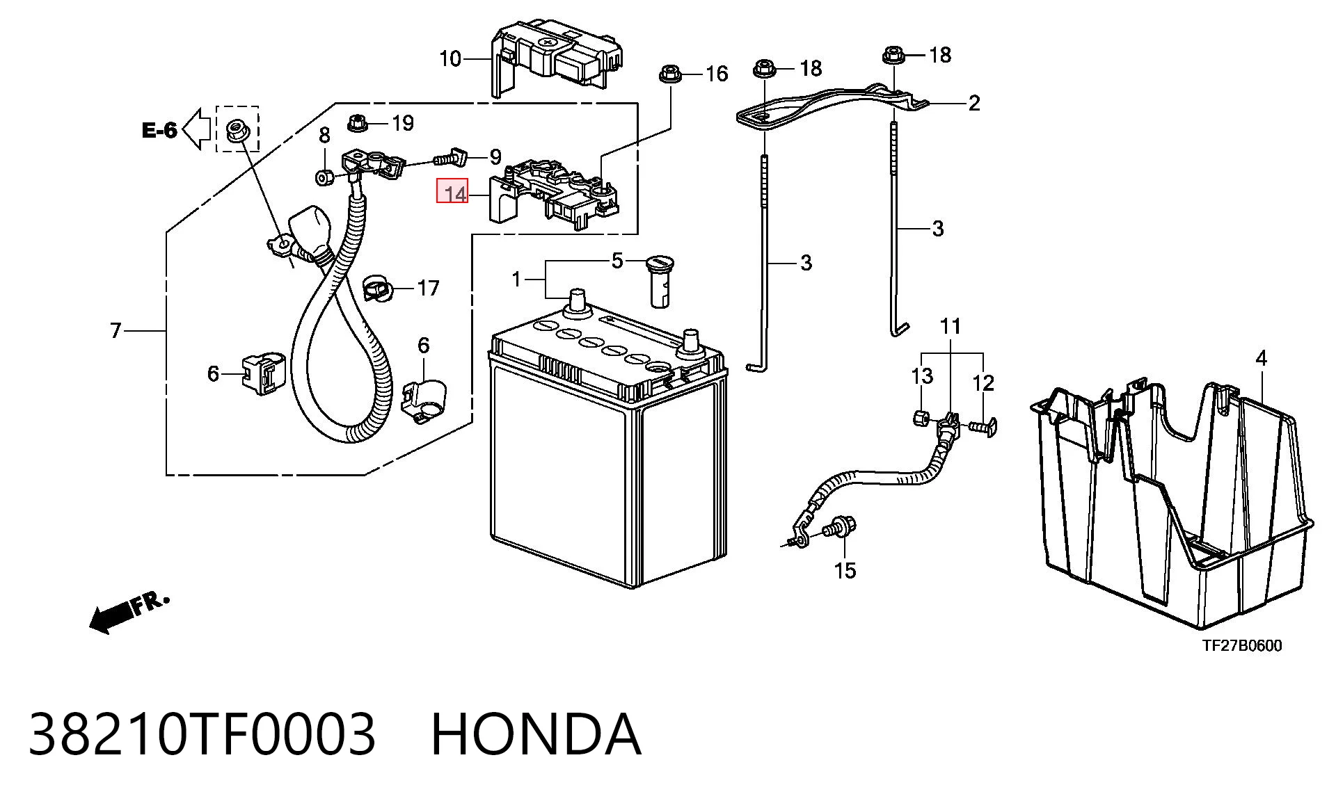 38210TF0003 Honda 