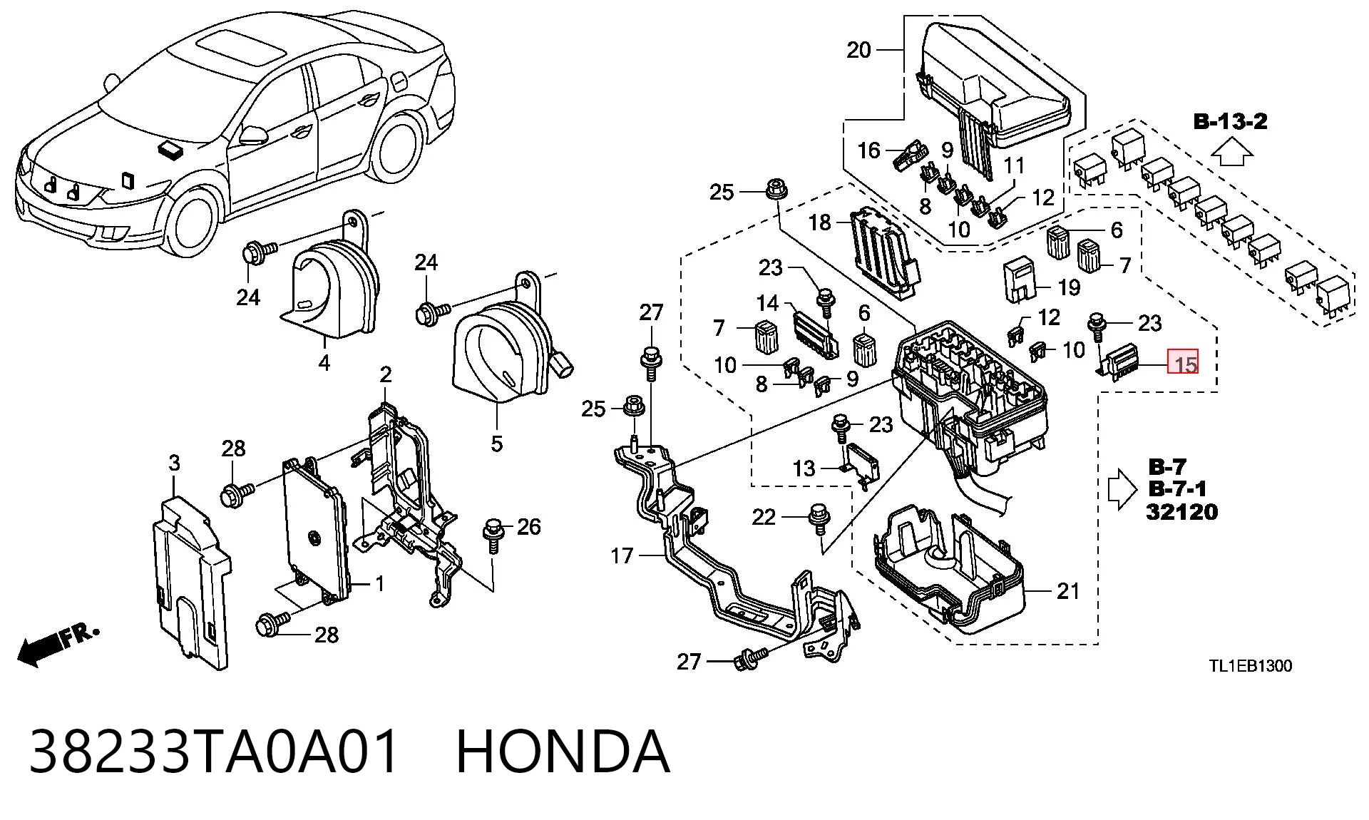 38233TA0A01 Honda 