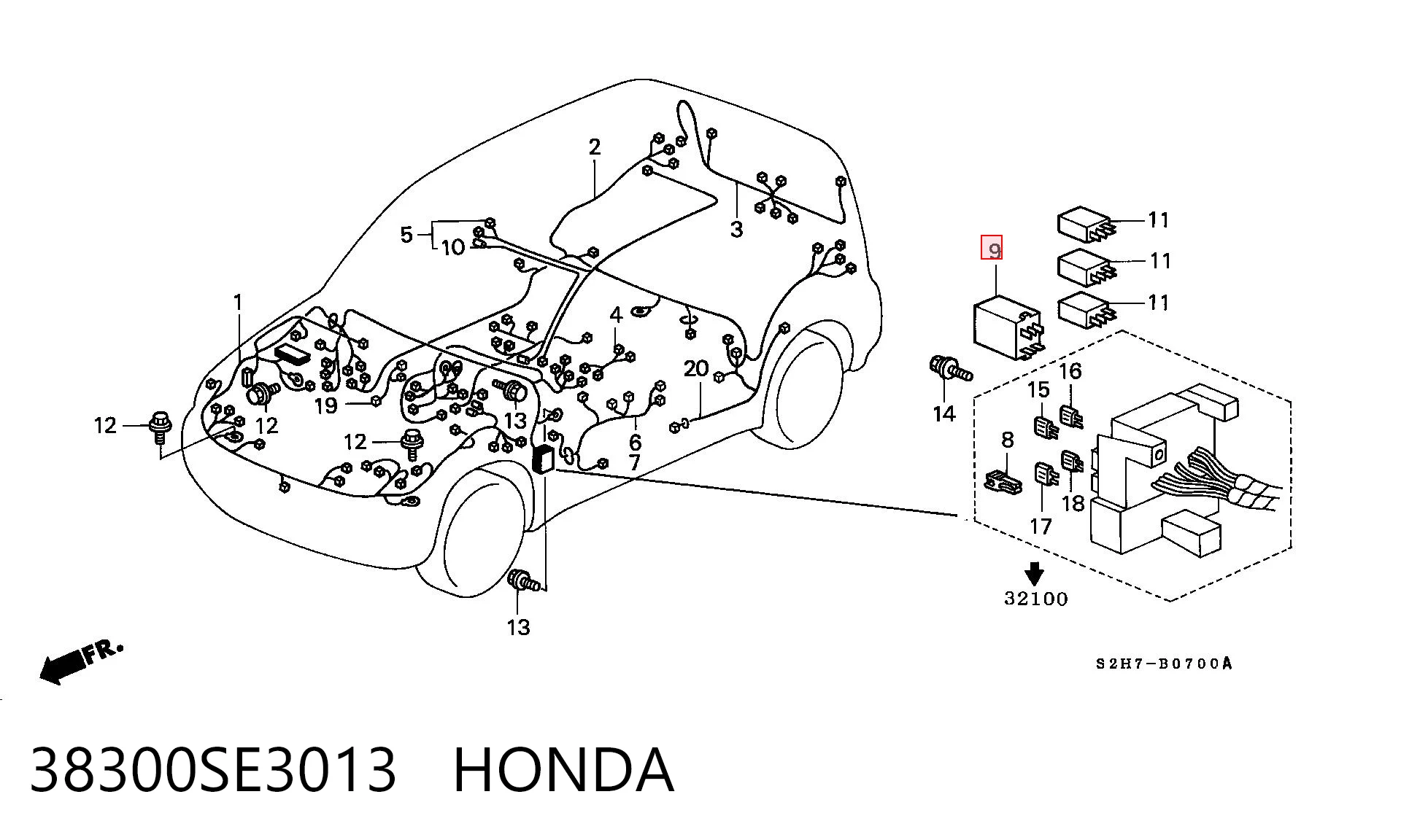Купити Реле поворотів Honda Civic VII EU, EP, EV