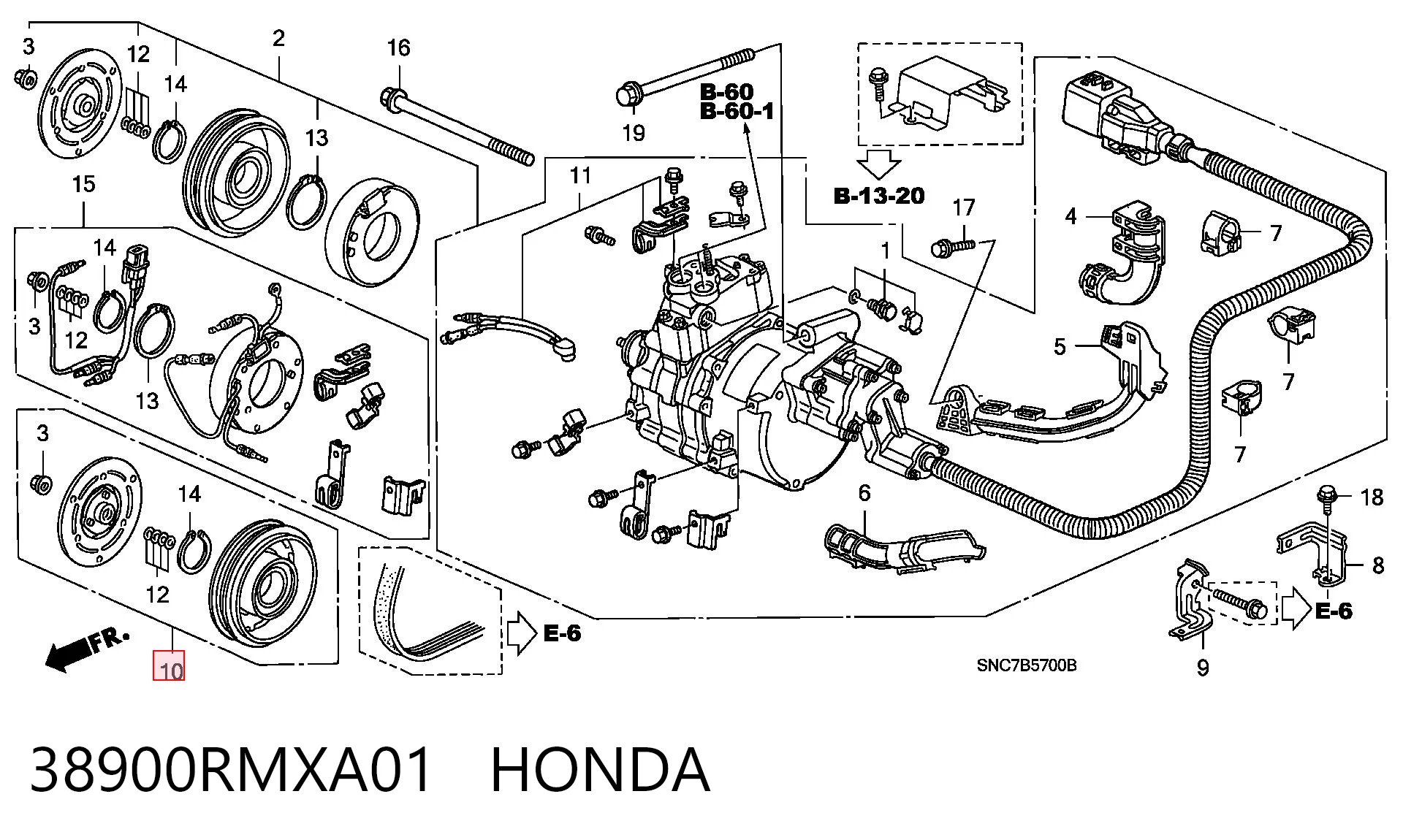 38900RMXA01 Honda 