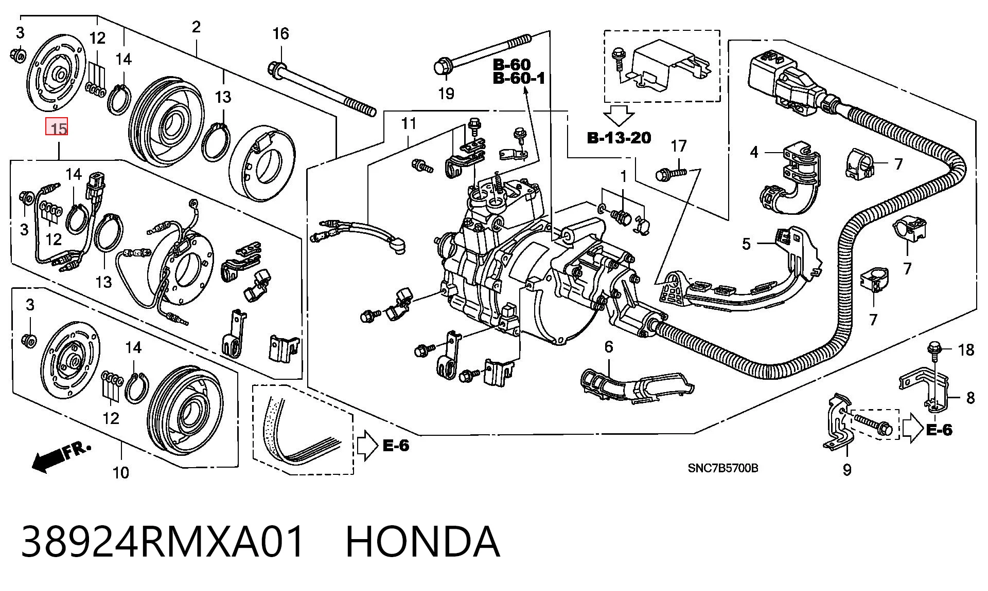 38924RMXA01 Honda 