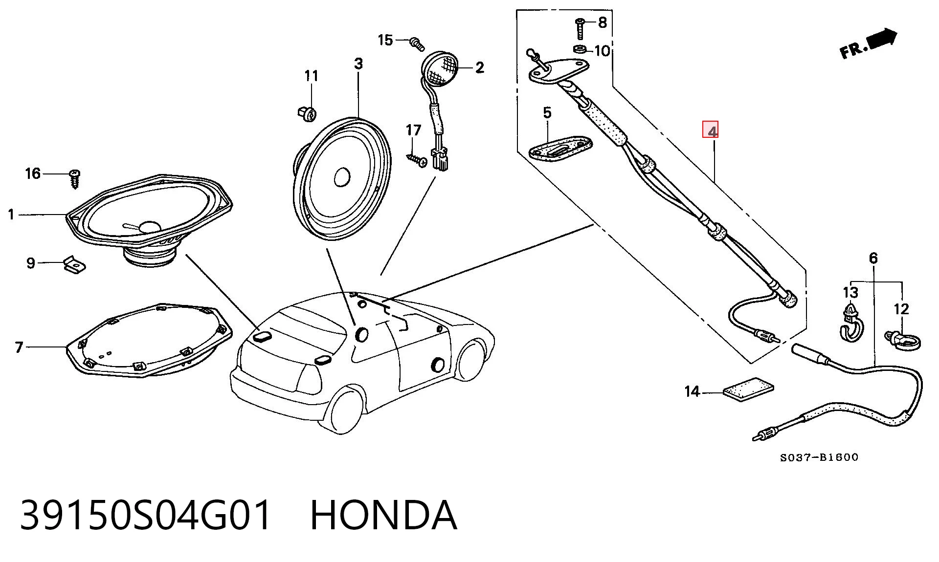 39150S04G01 Honda