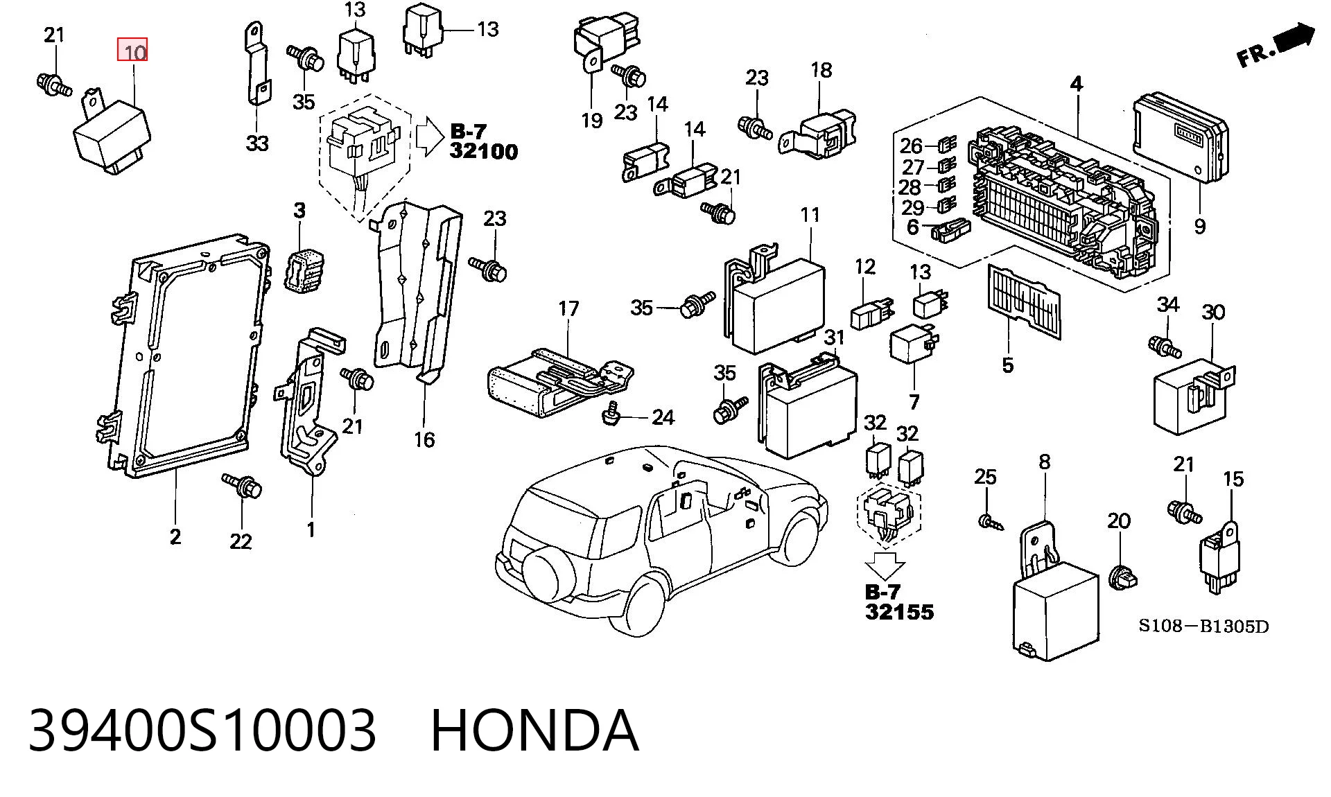 39400S10003 Honda 
