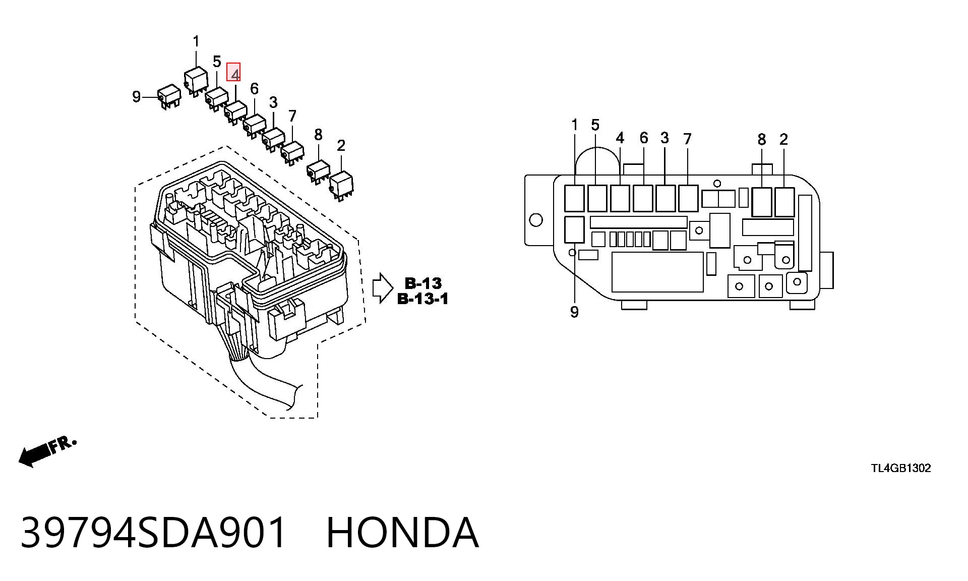 39794SDA901 Honda 