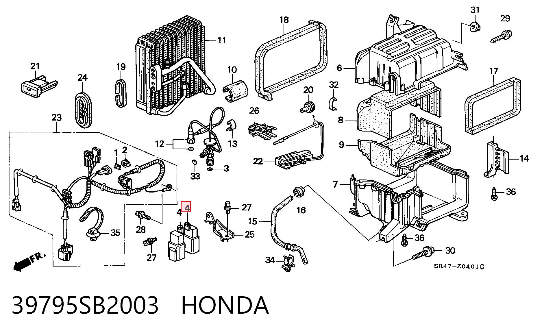39795SB2003 Honda 