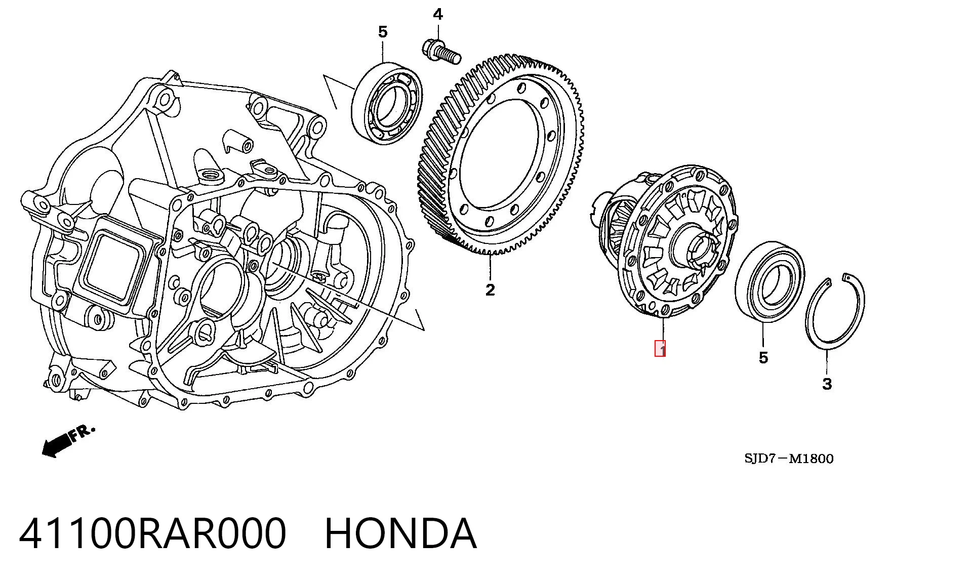 41100RAR000 Honda 