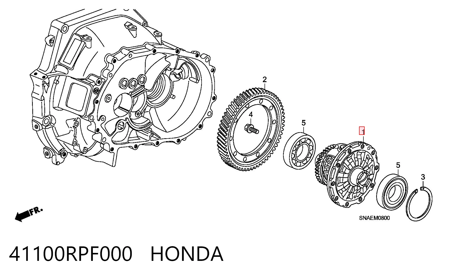 41100RPF000 Honda 