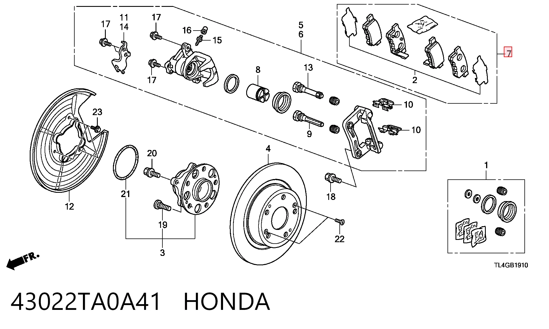 43022TA0A41 Honda