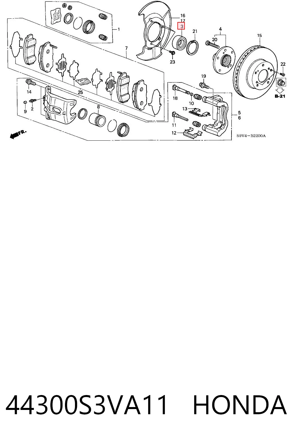 Купити Підшипник ступиці Acura MDX I YD1
