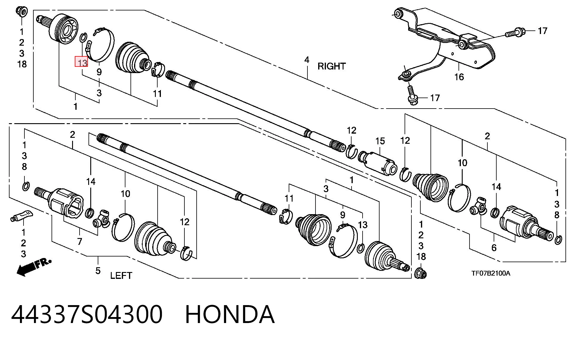 44337S04300 Honda