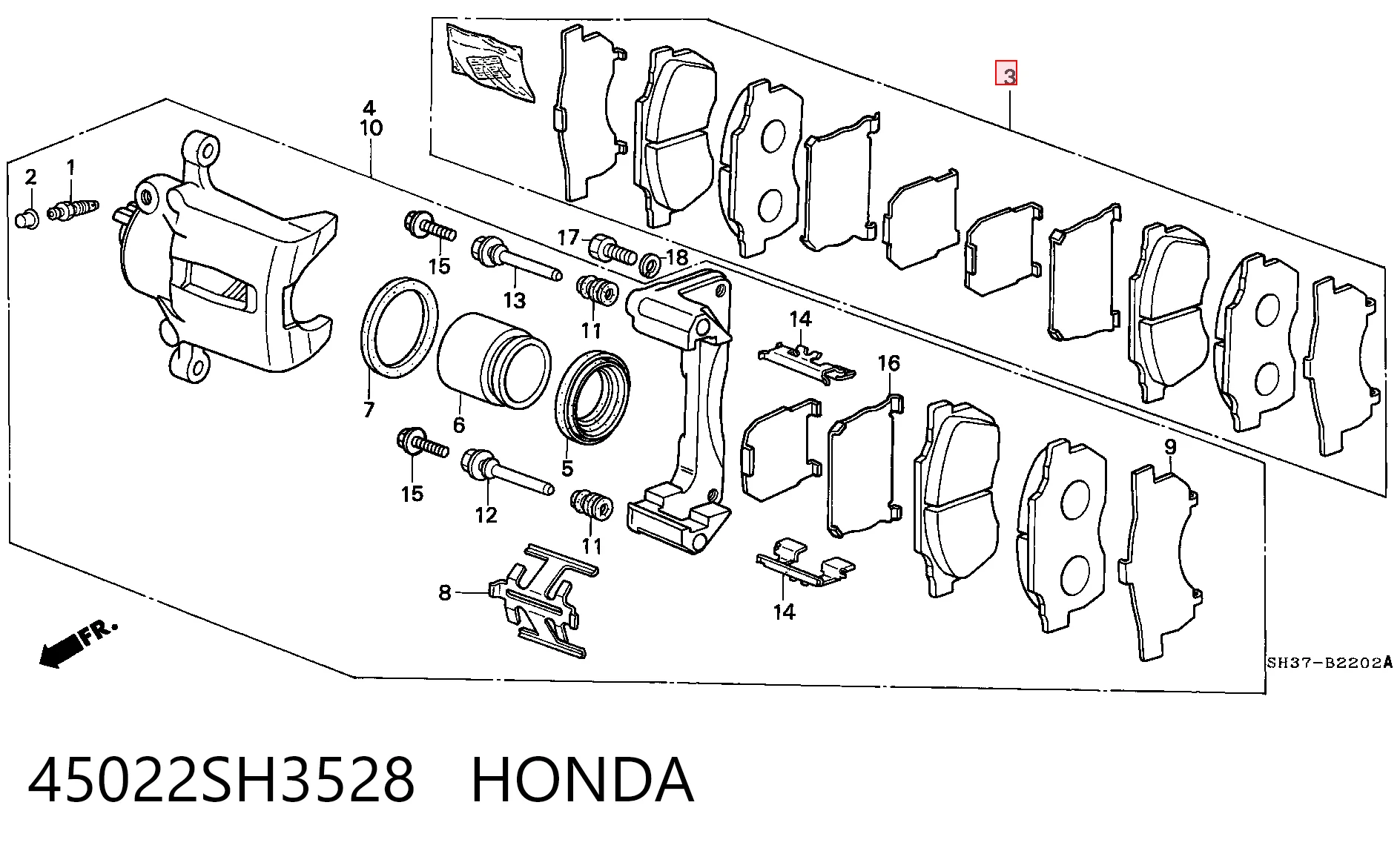 Передні тормозні колодки CJ1414 Toko cars