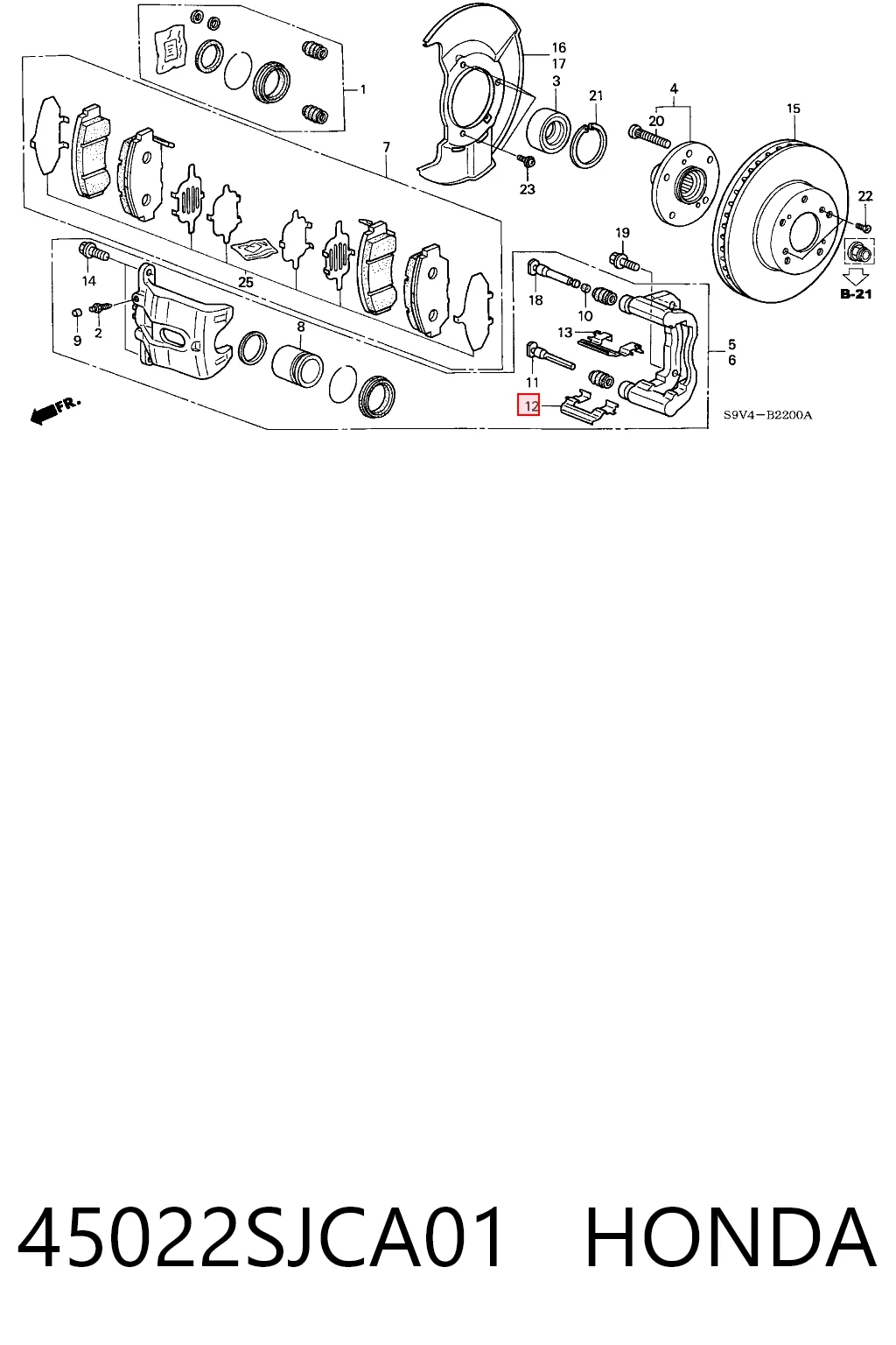 Купити 361584 Power Stop Колодки гальмівні передні, дискові