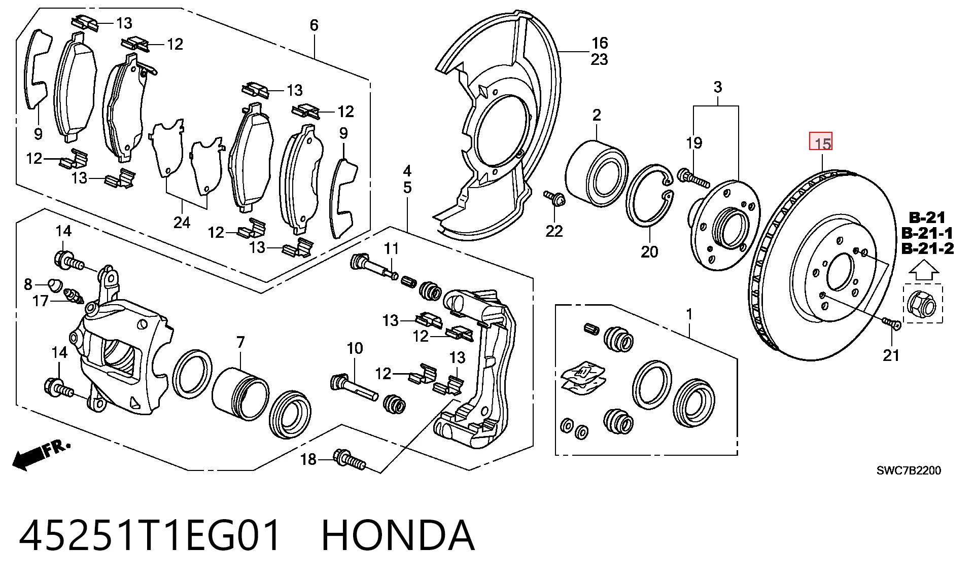 45251T1EG01 Honda