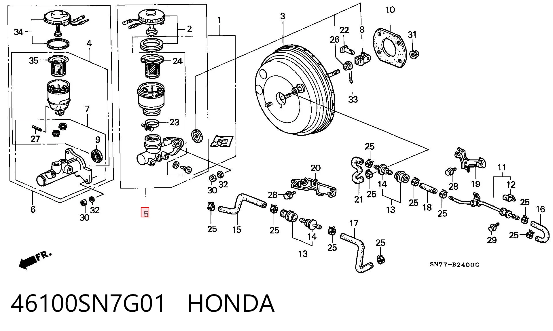 46100SN7G01 Honda