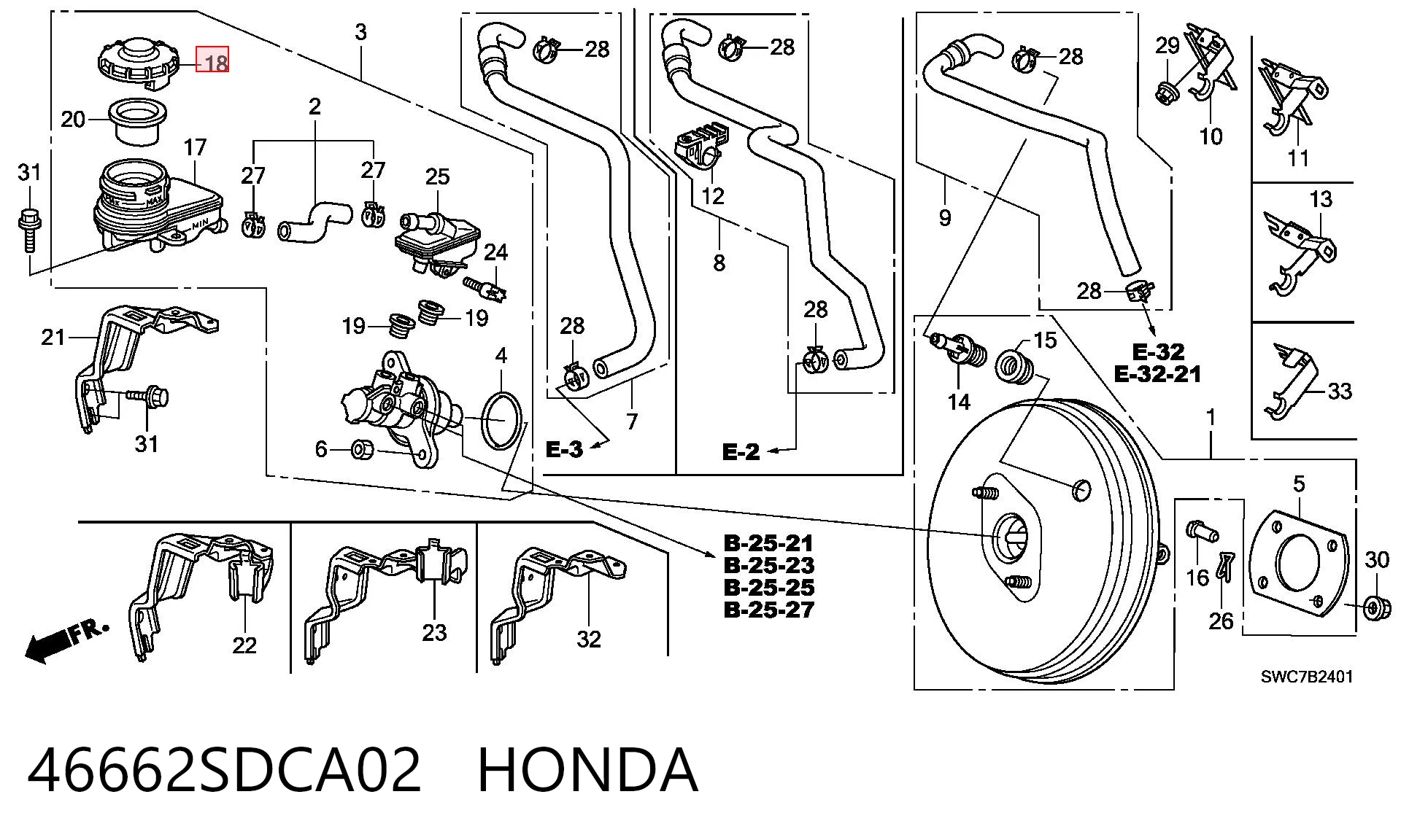 46662SDCA02 Honda 