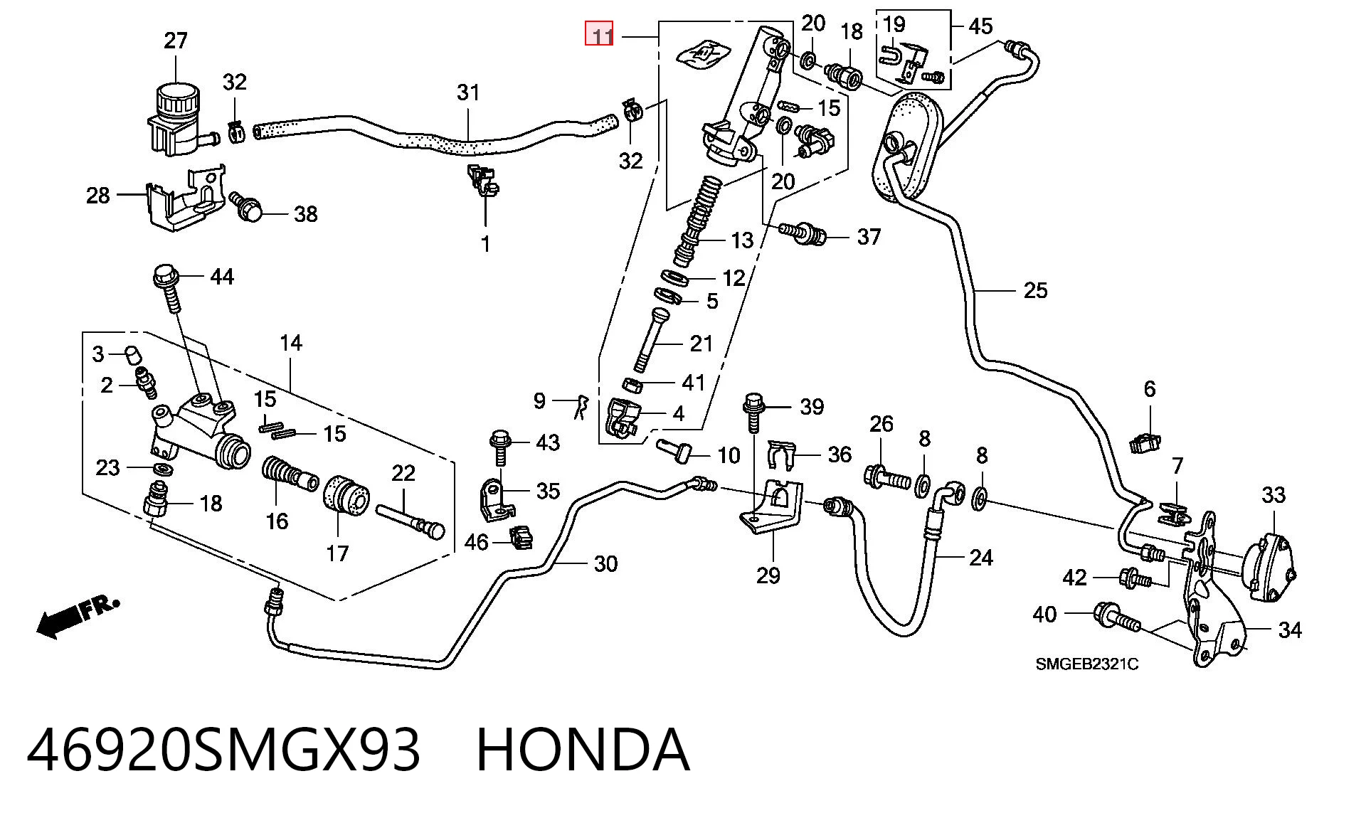 Циліндр зчеплення Honda Civic VIII