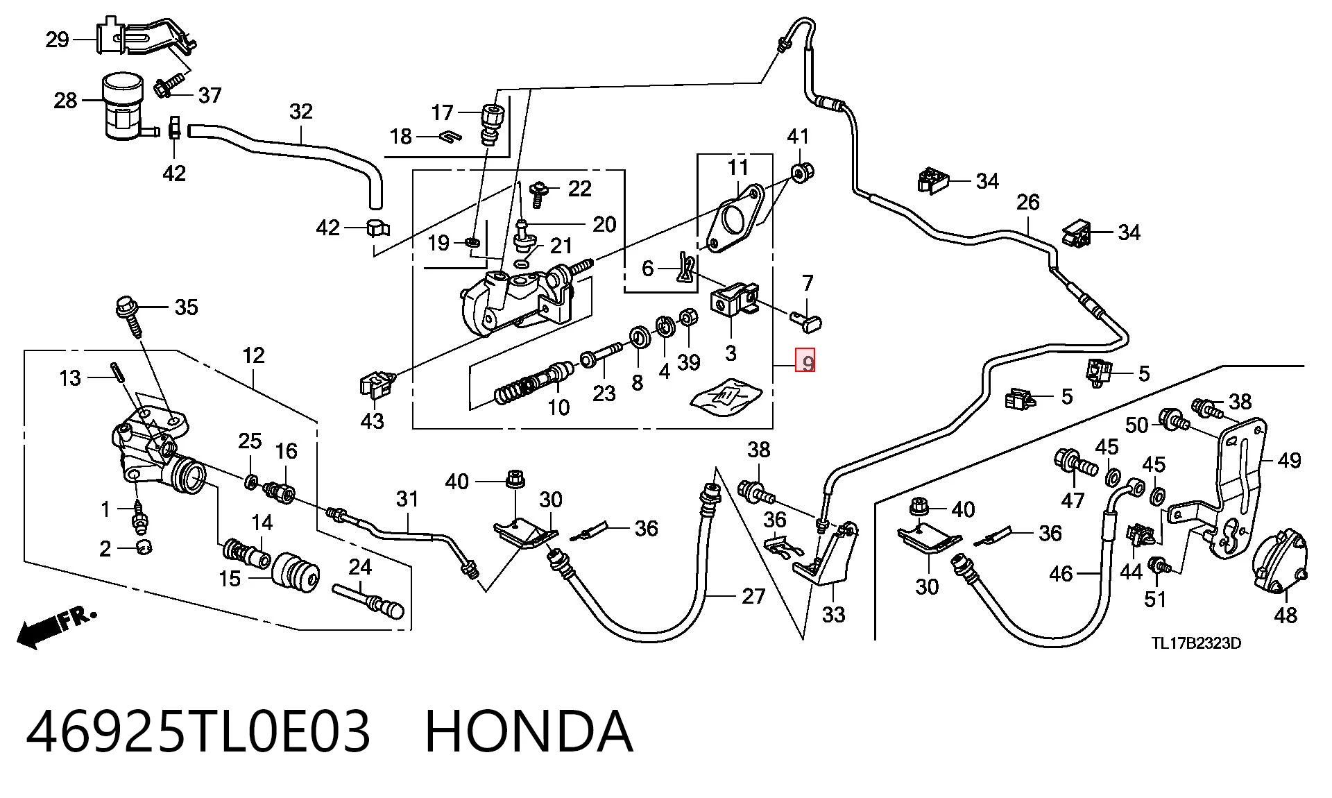 46925TL0E03 Honda