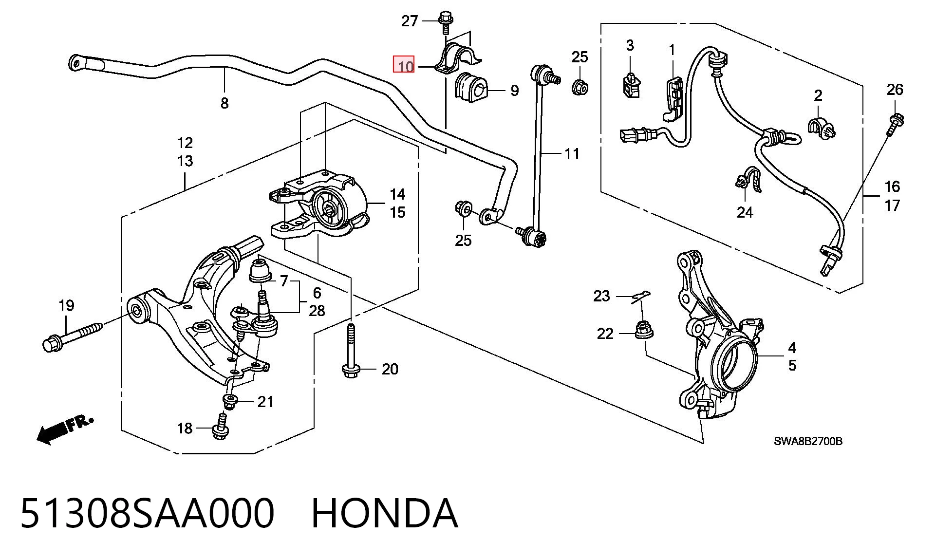 51308SAA000 Honda 