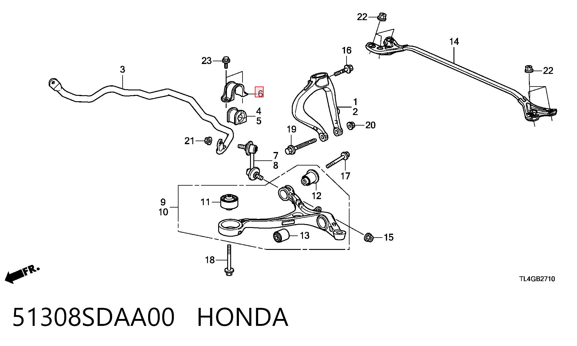 51308SDAA00 Honda 