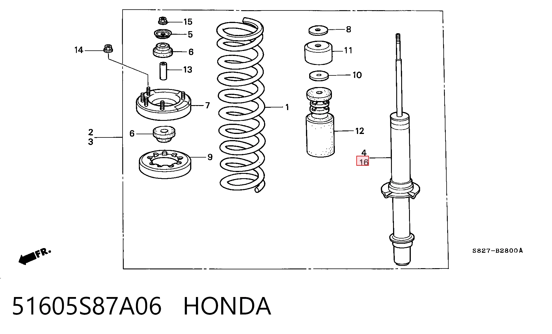 51605S87A06 Honda