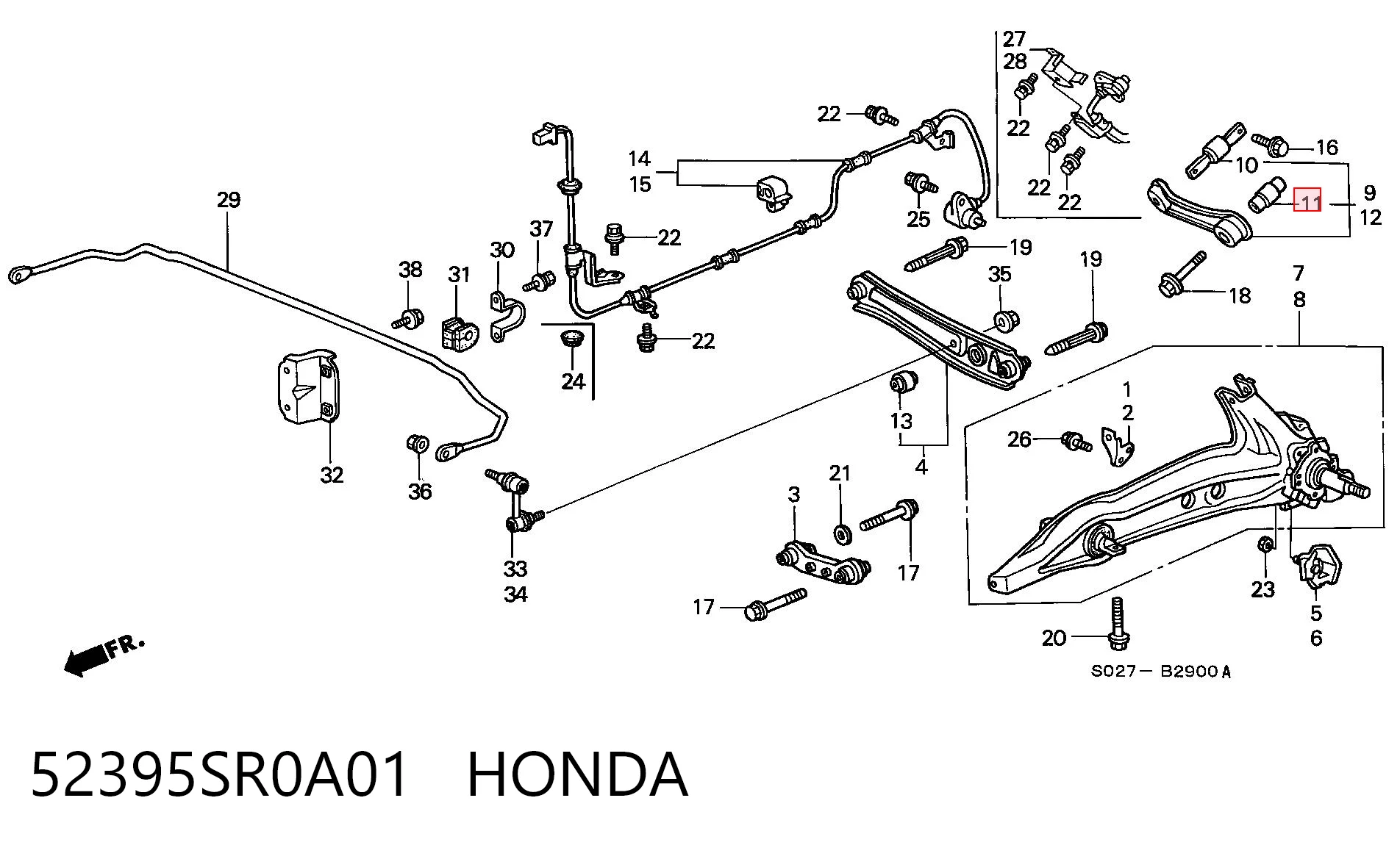 52395SR0A01 Honda