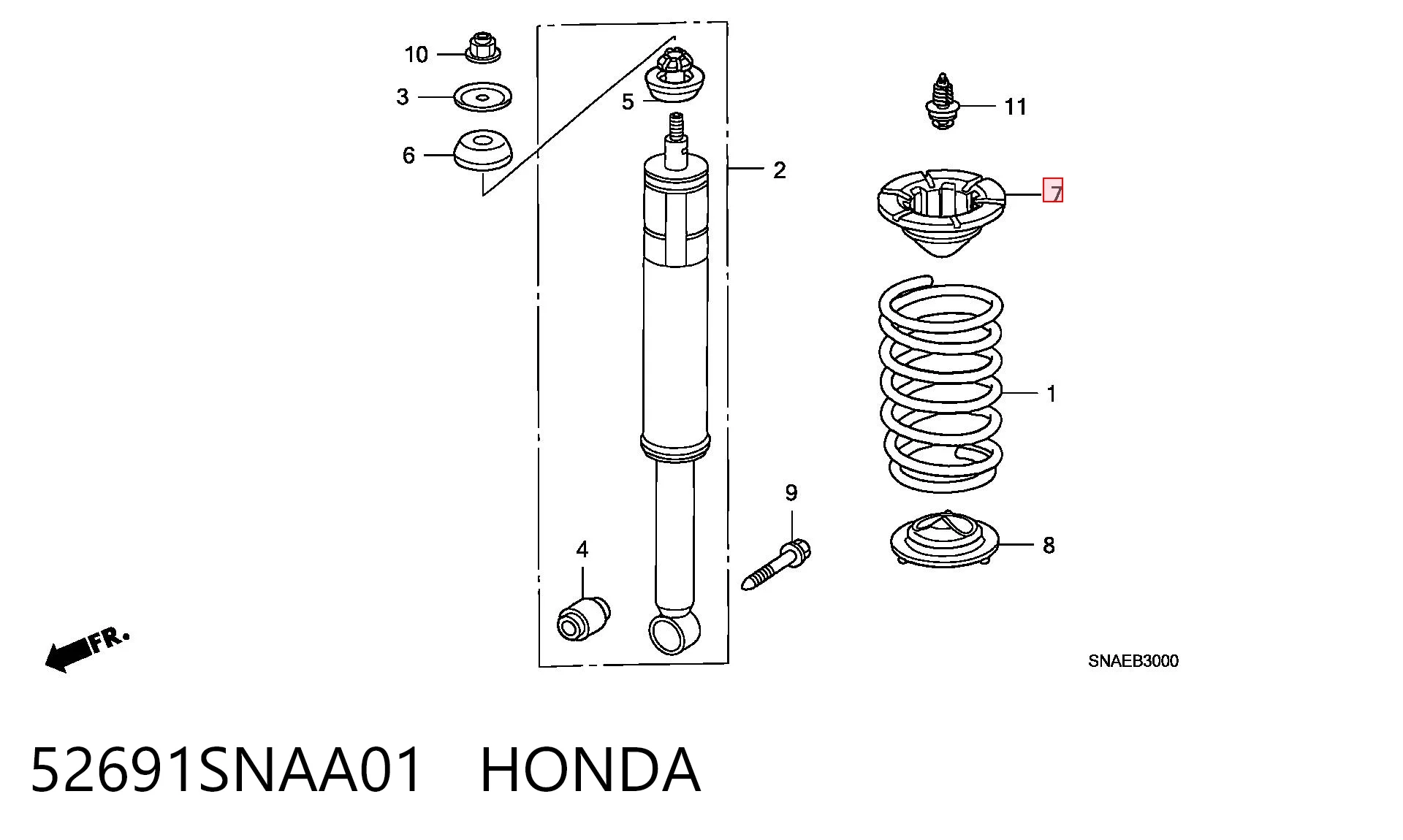 52691SNAA01 Honda 