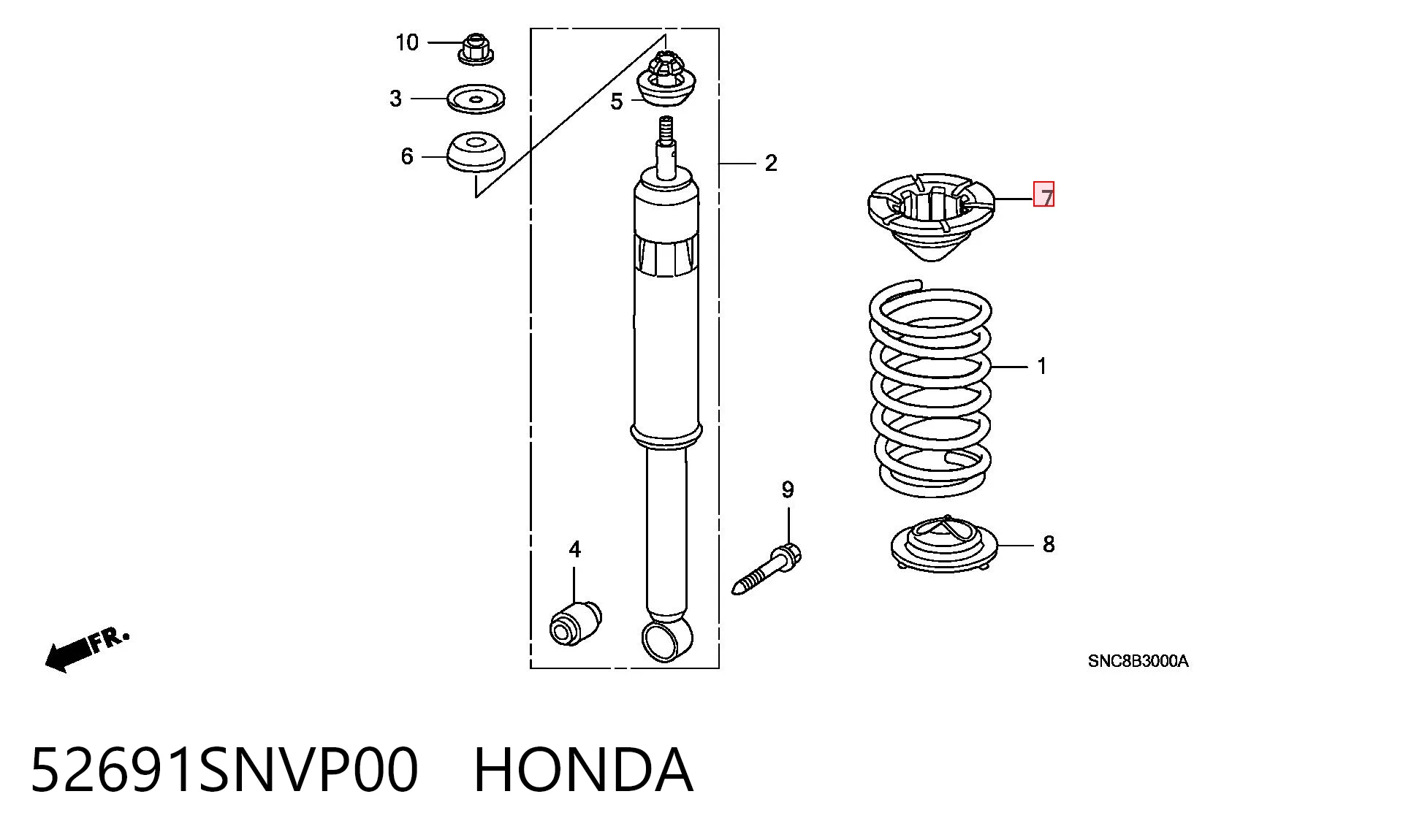 52691SNVP00 Honda 