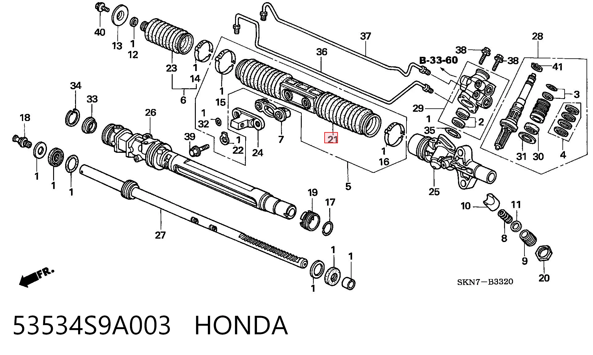 53534S9A003 Honda