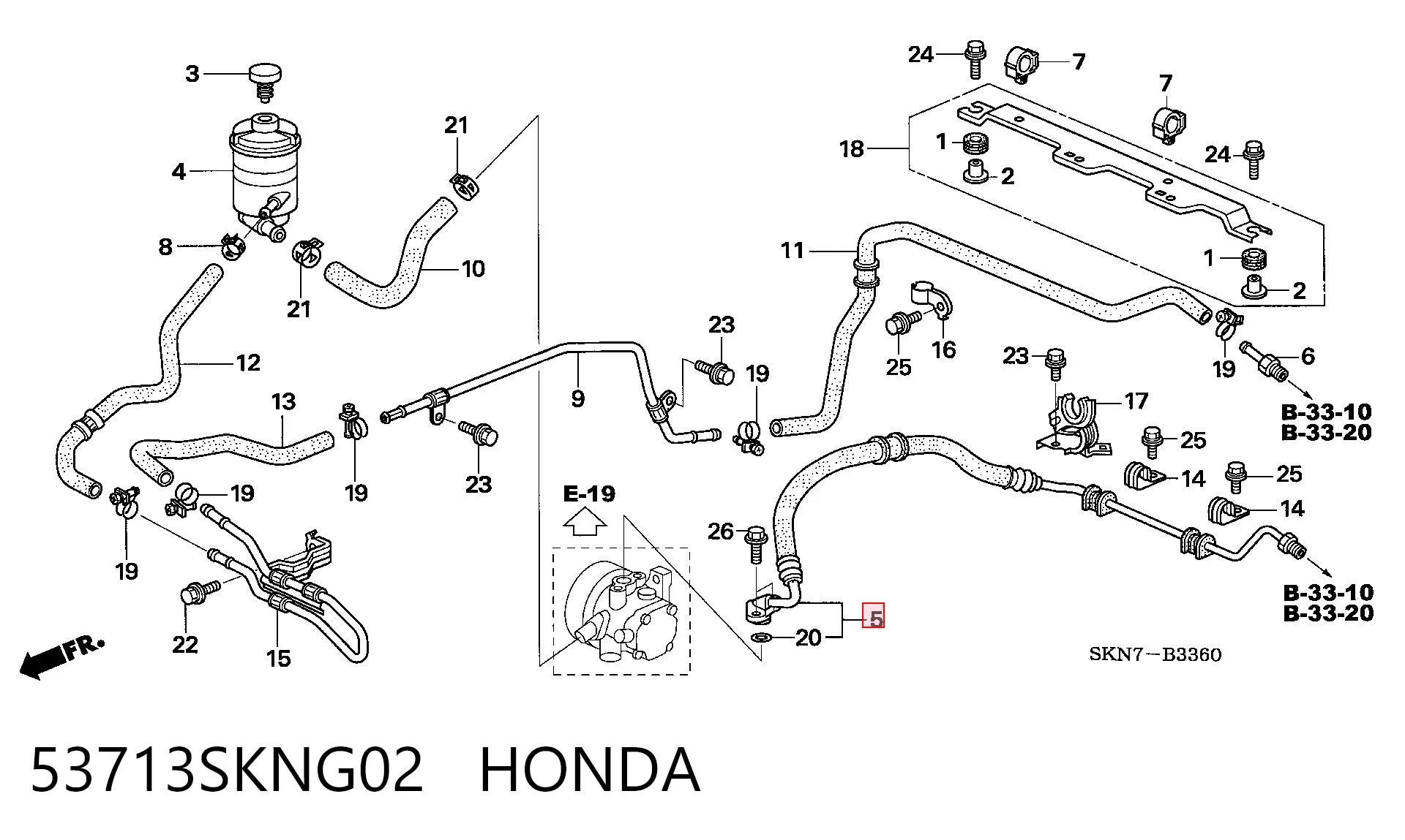 53713SKNG02 Honda 