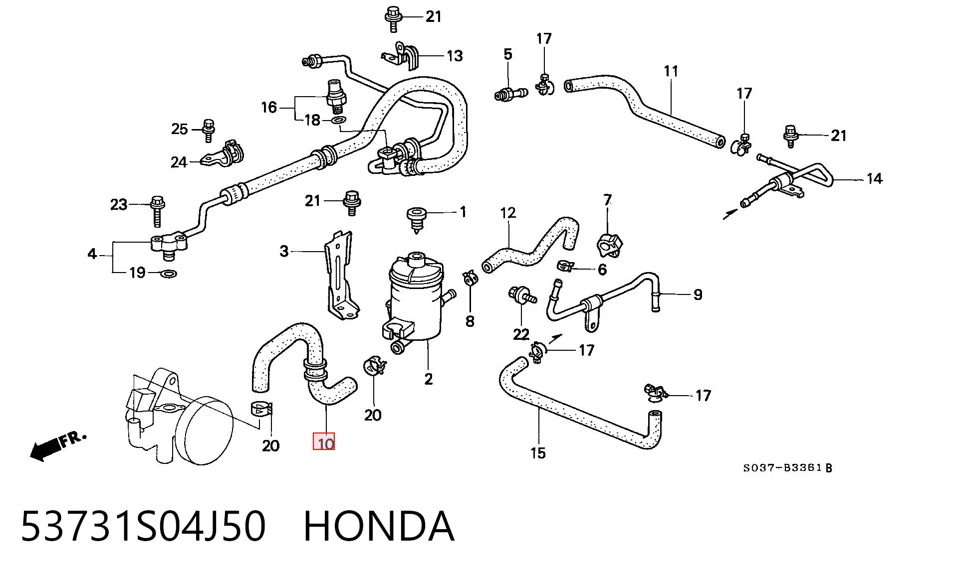 53731S04J50 Honda 