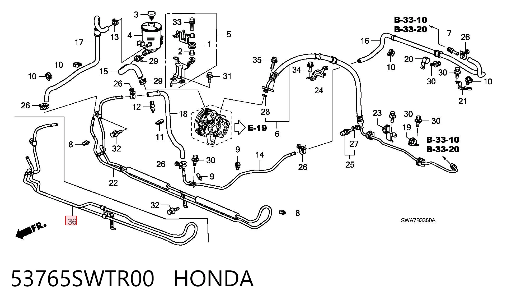 53765SWTR00 Honda