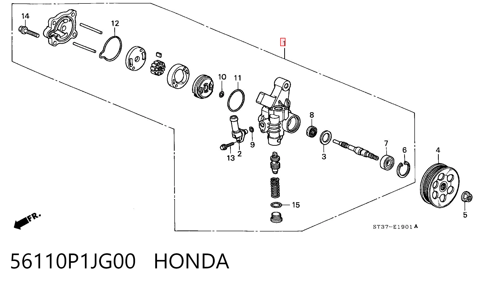 Купити Насос ГУР Honda HR-V  GH