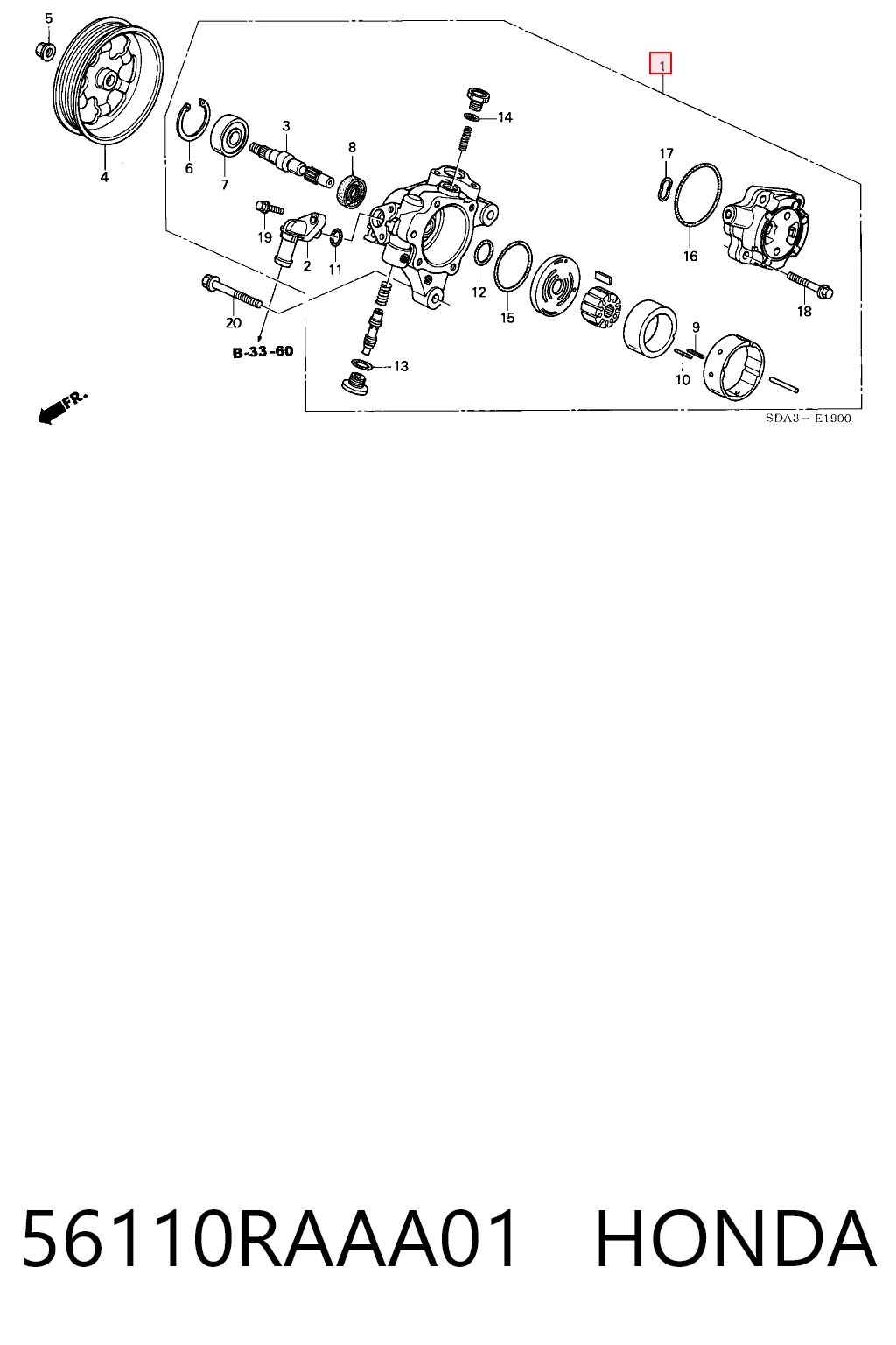 Купити 33145242 AND Насос гідравліки