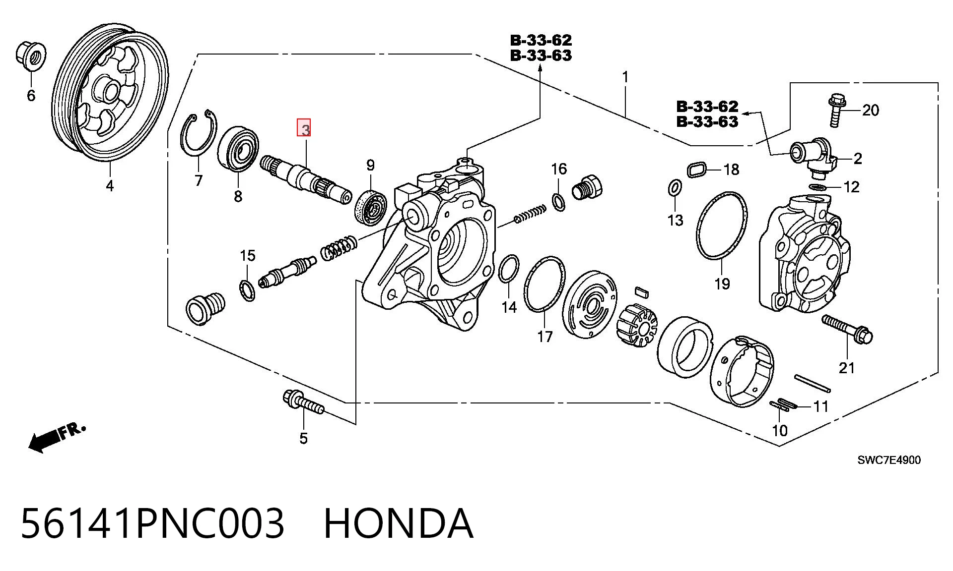 56141PNC003 Honda 